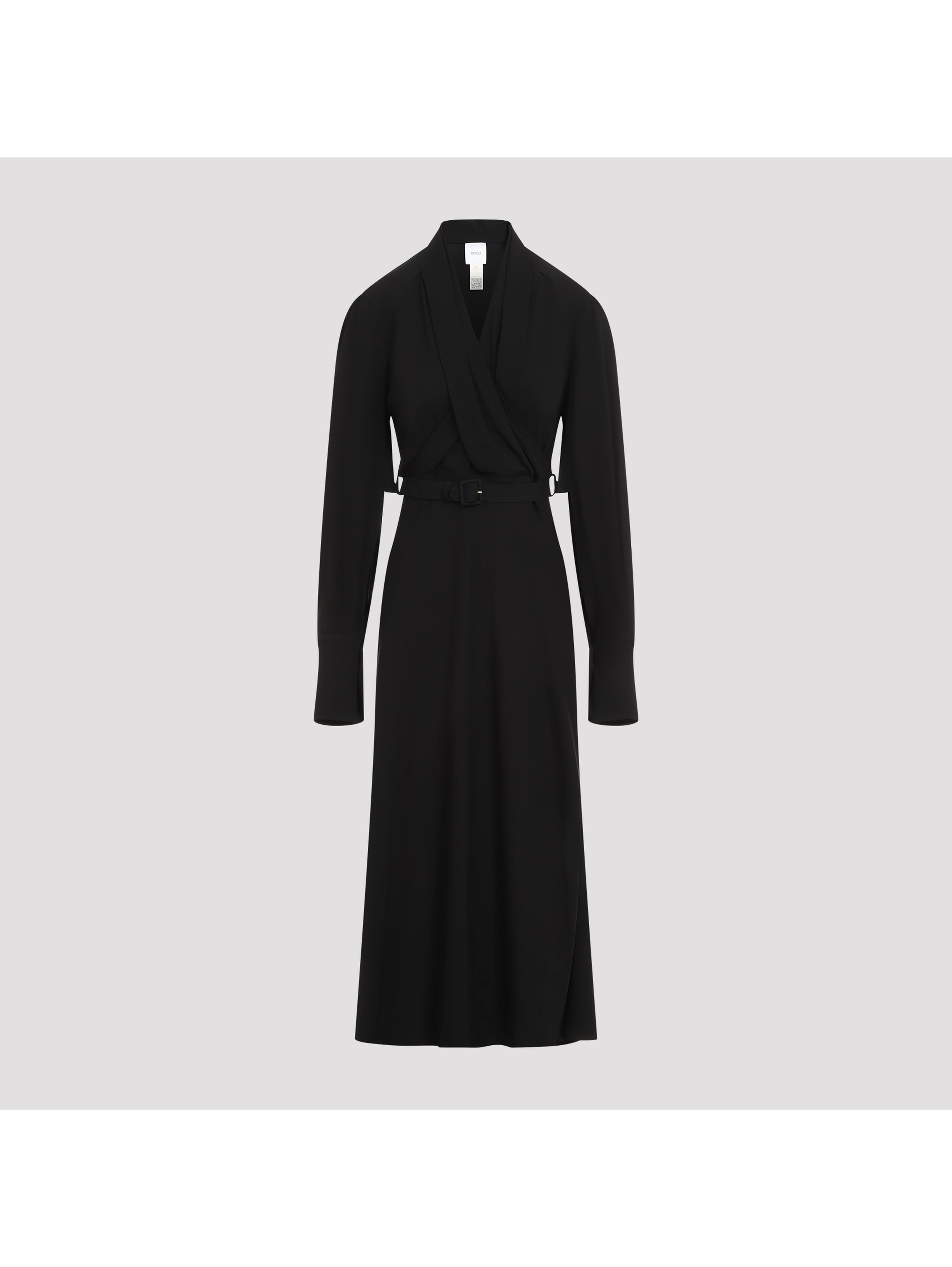 Patou Draped Maxi Day Dress