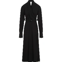 Patou Draped Maxi Day Dress