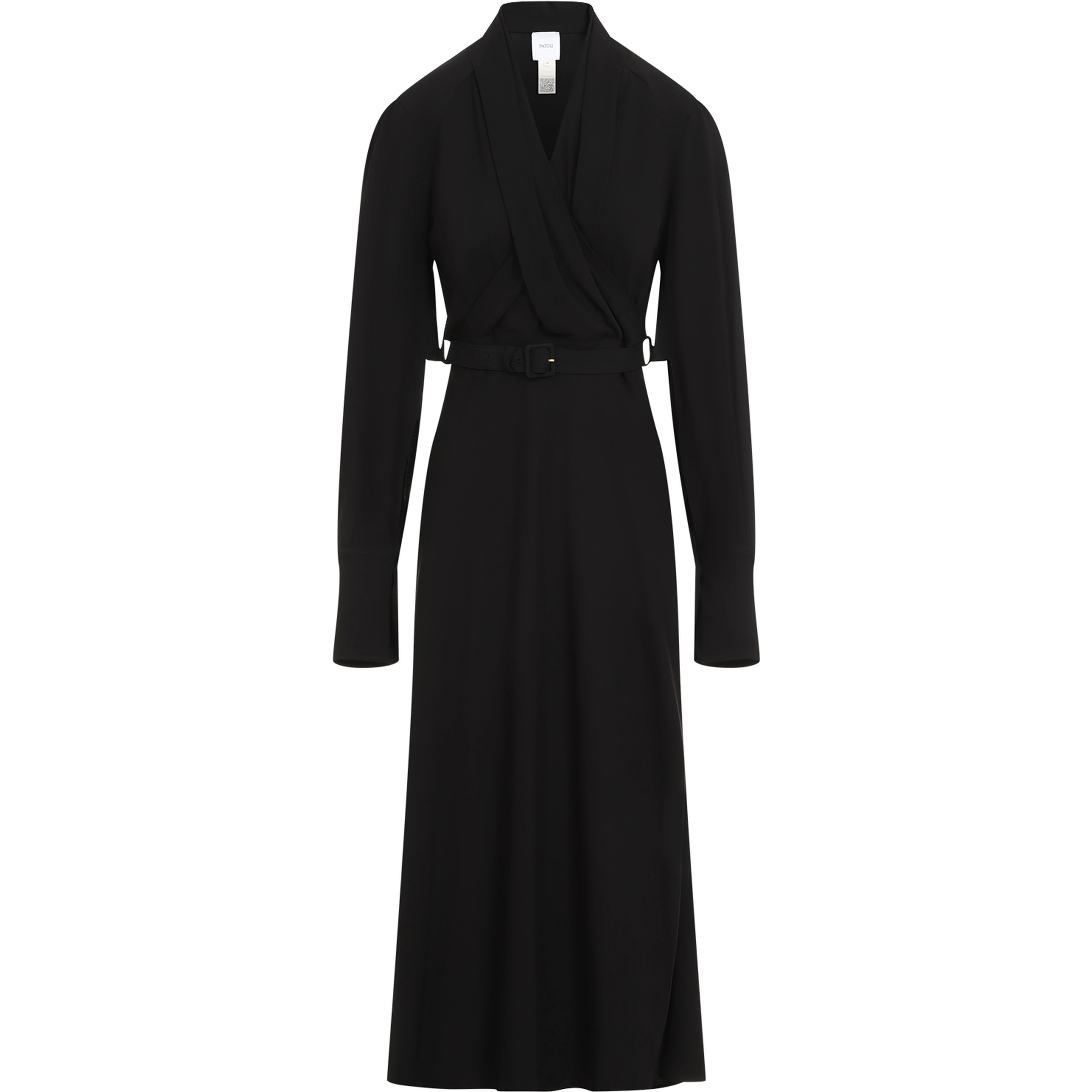 Patou Draped Maxi Day Dress