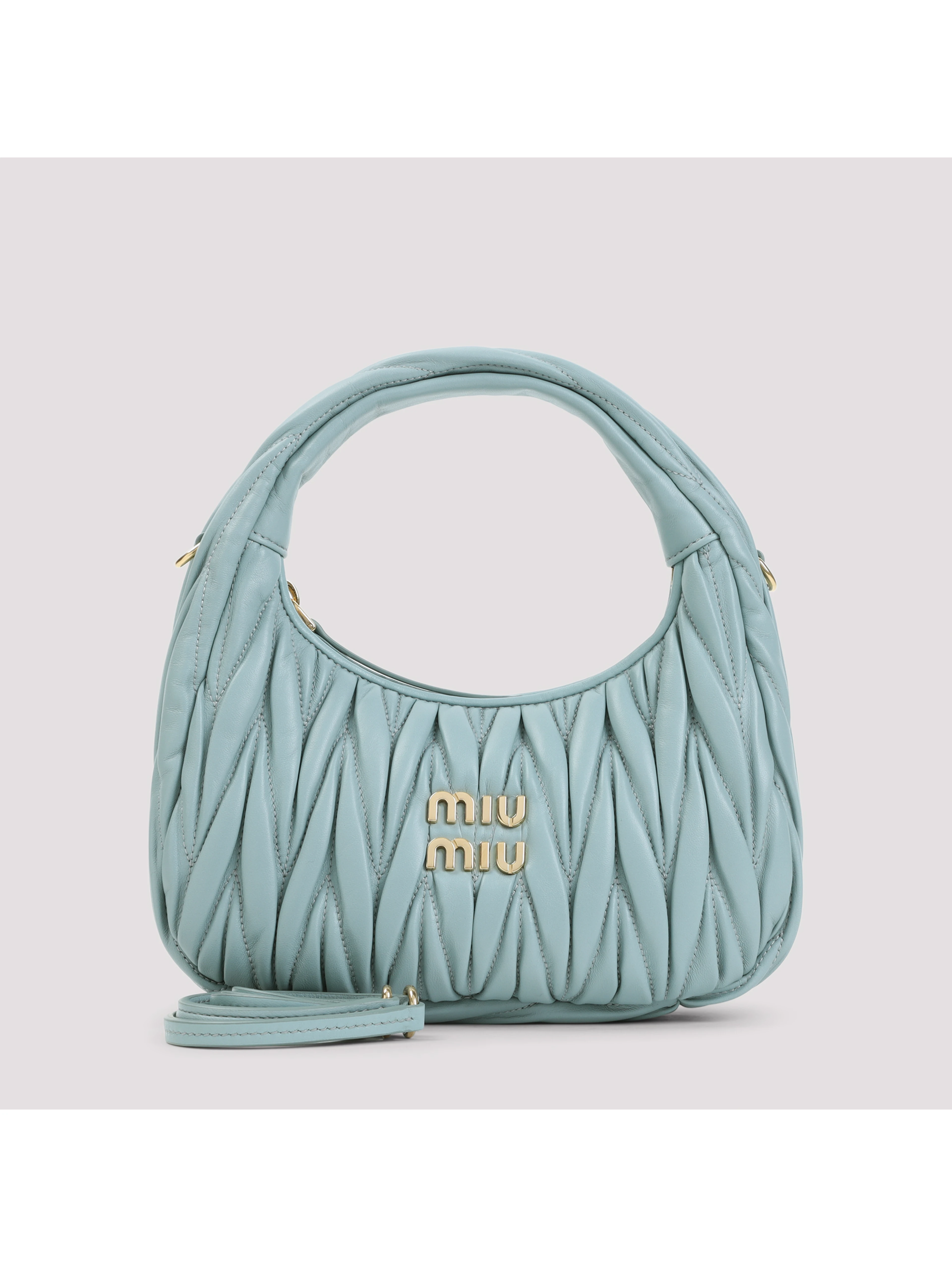 Miu Miu Small Wander matelassé hobo bag