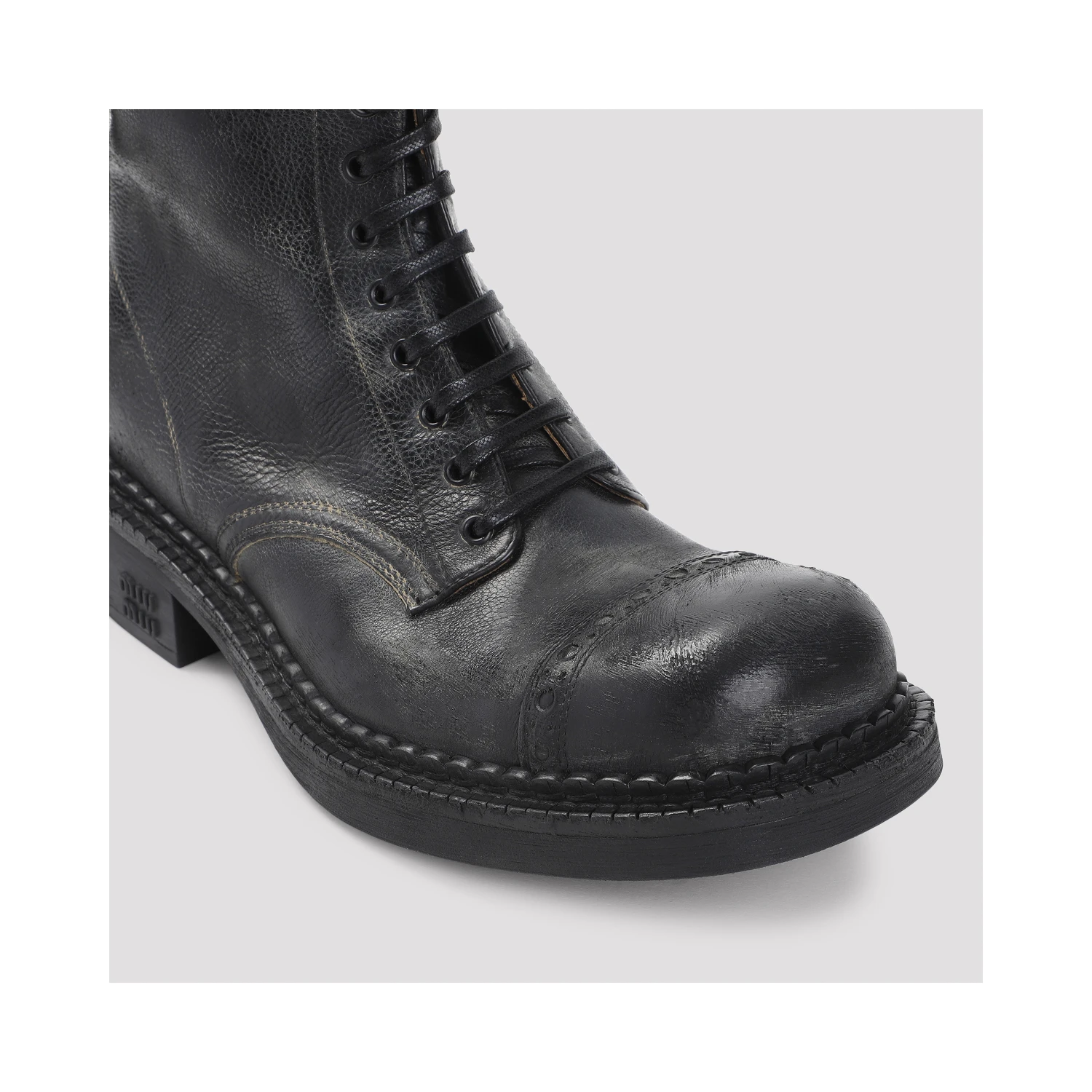 Miu Miu Laced Ankle Boots