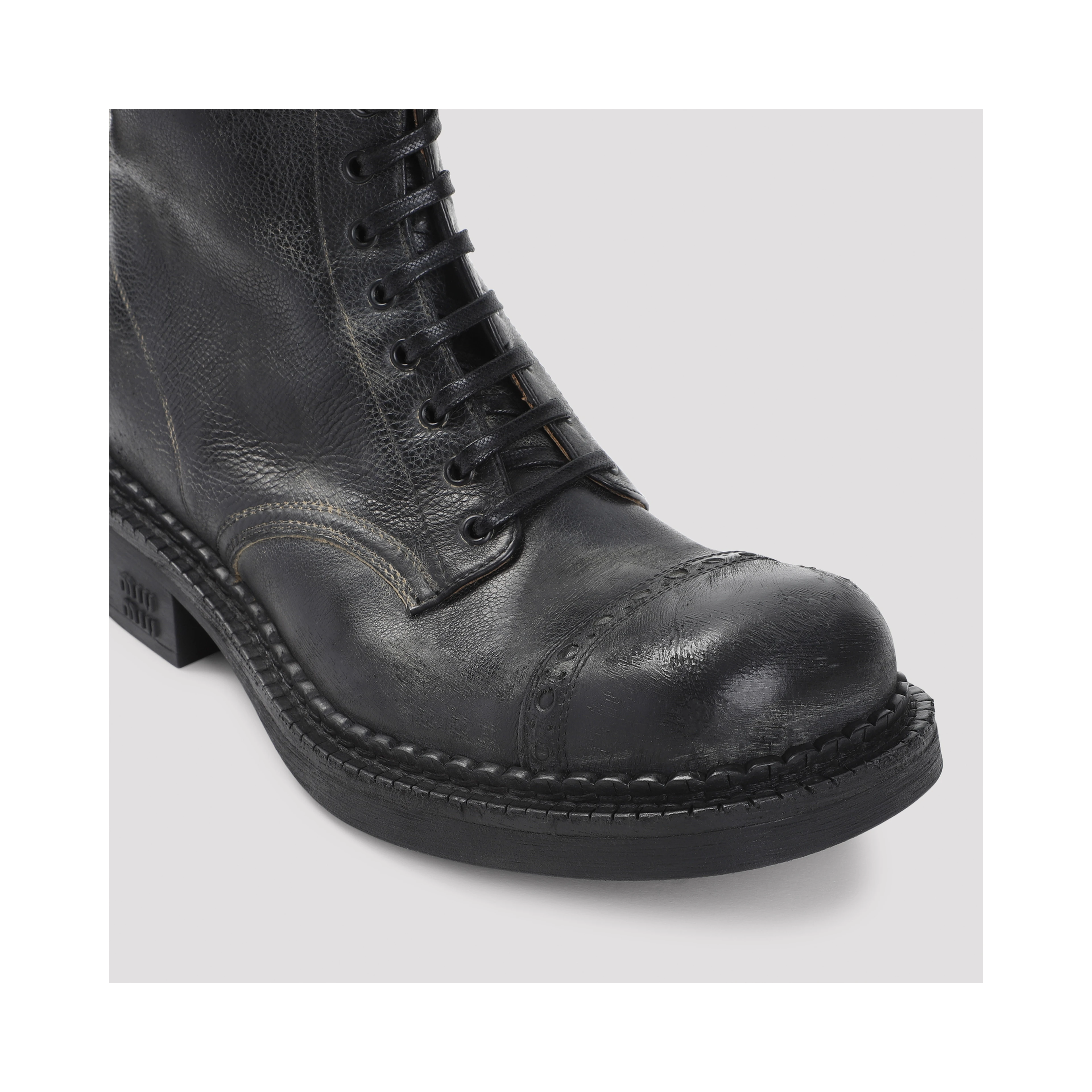 Miu Miu Laced Ankle Boots