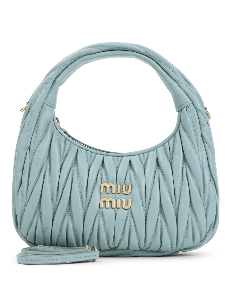 Miu Miu Small Wander matelassé hobo bag alternative