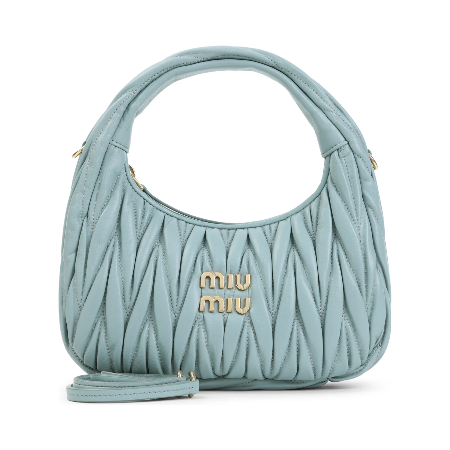 Miu Miu Small Wander matelassé hobo bag