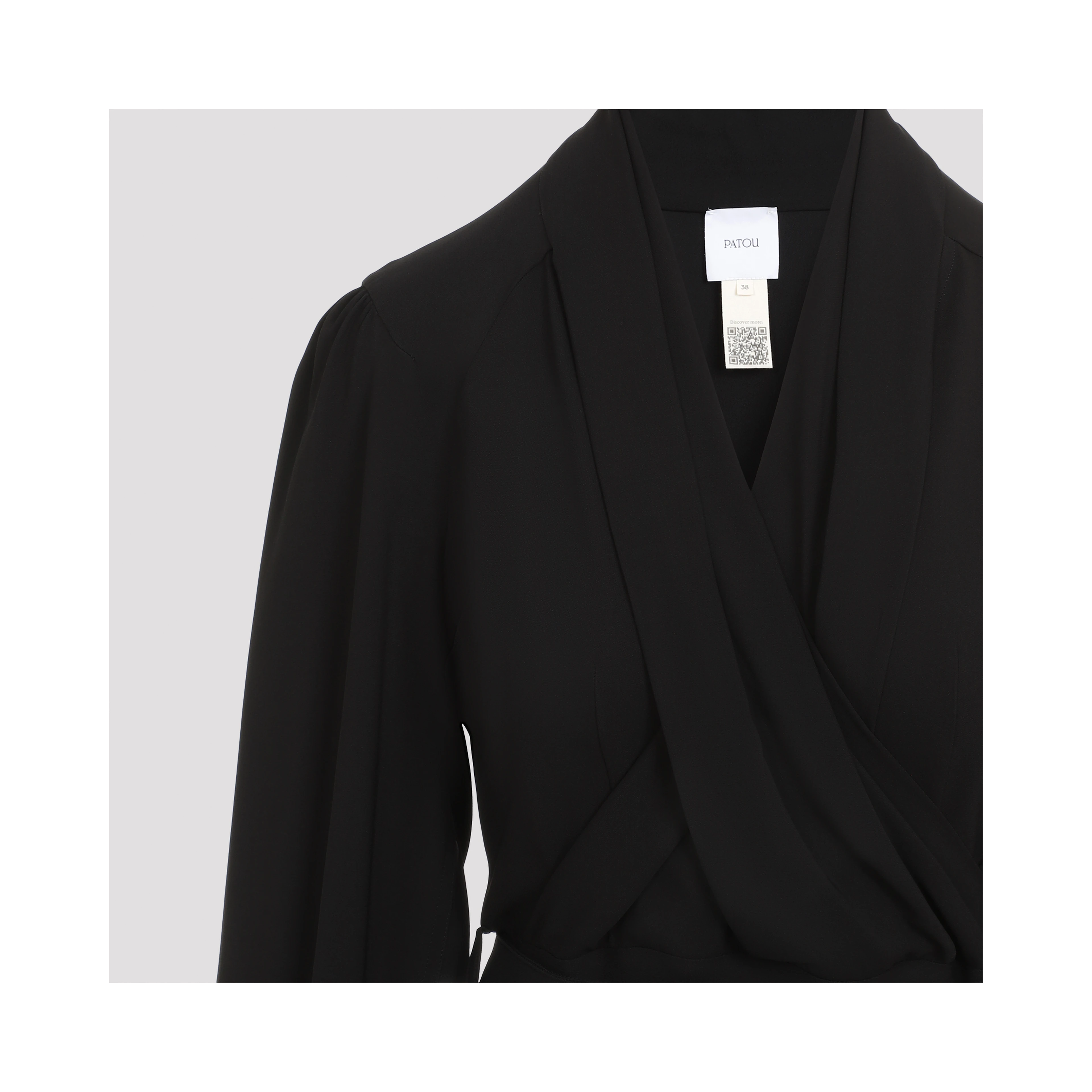 Patou Draped Maxi Day Dress
