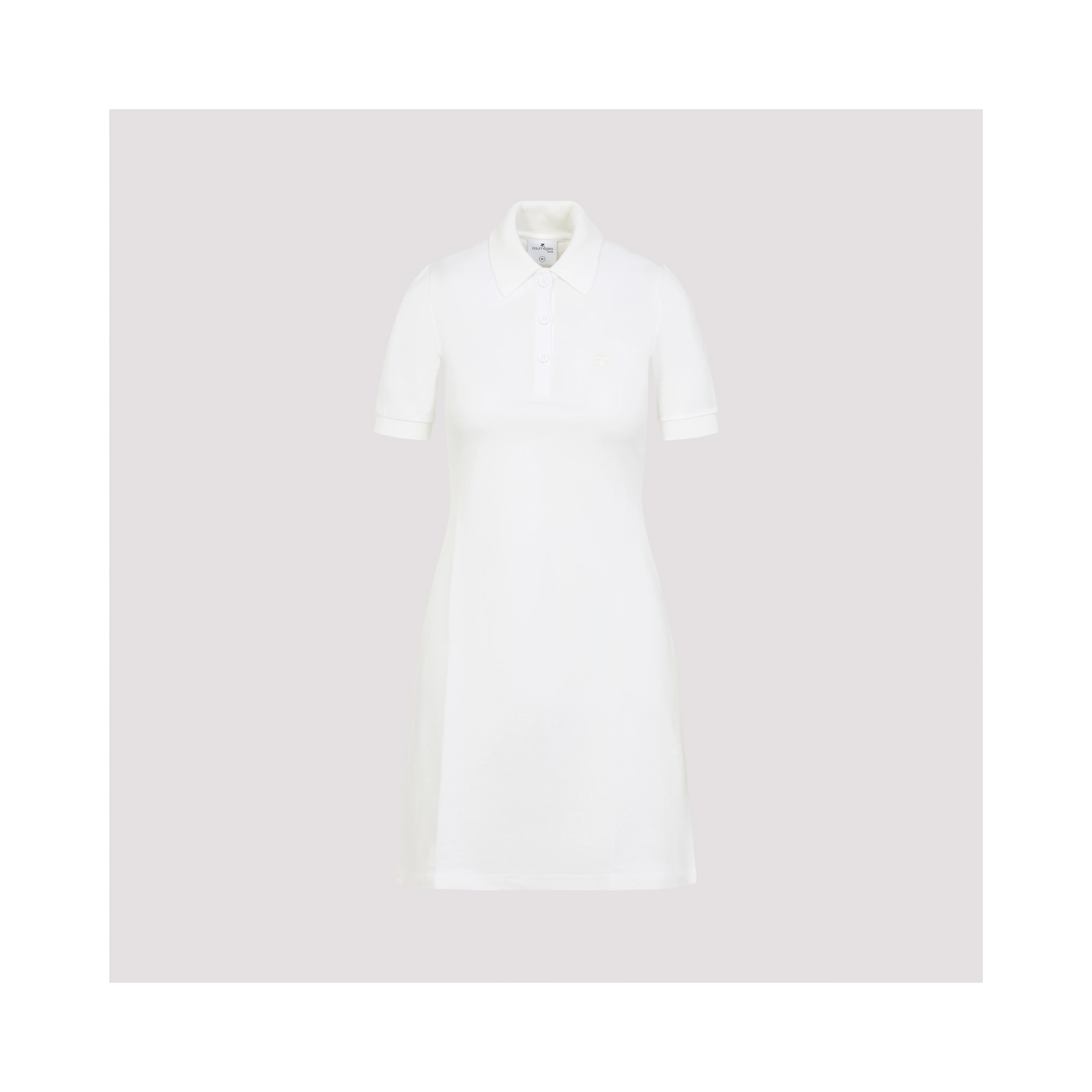Courreges Piqué Polo Dress