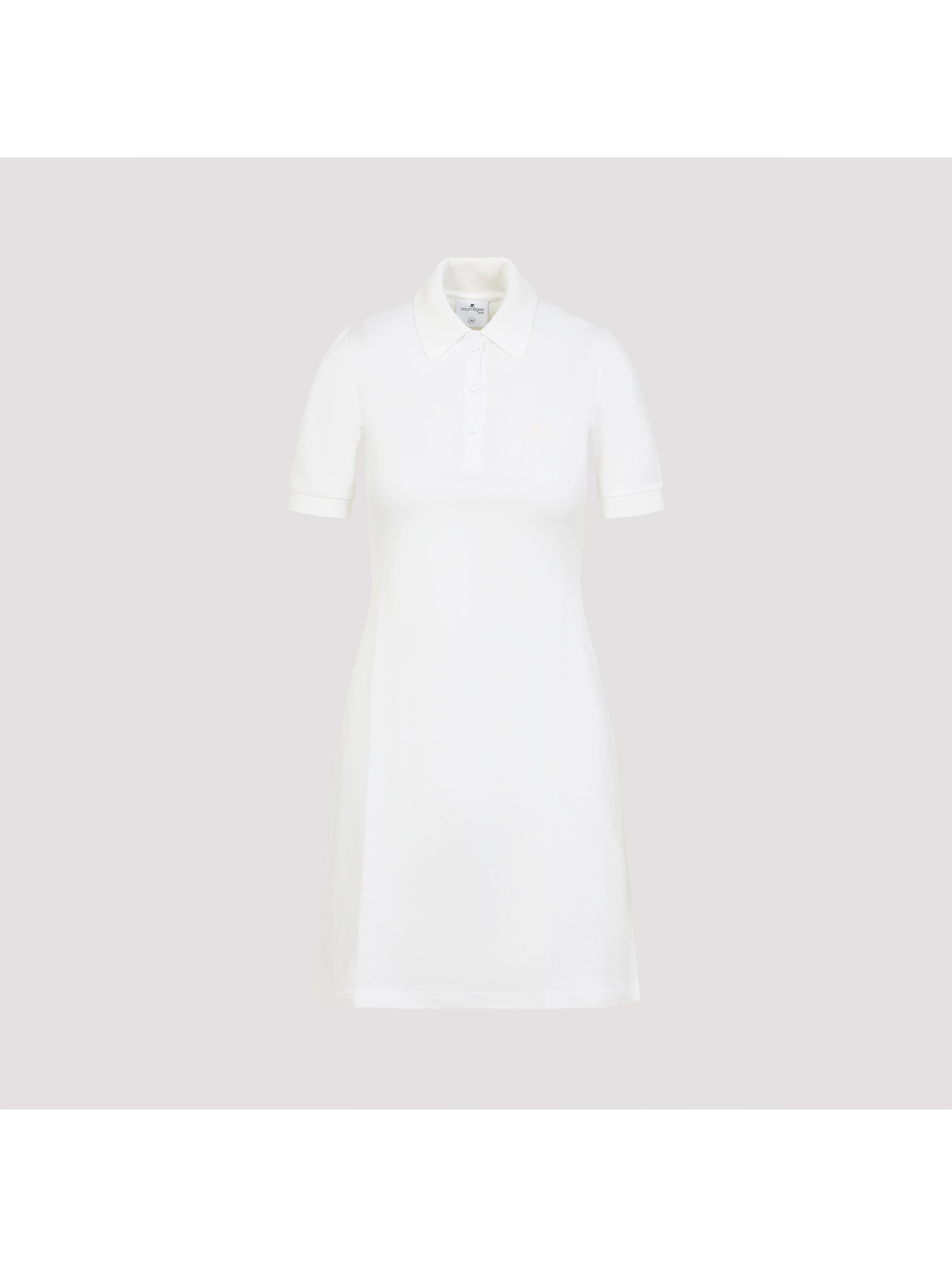 Courreges Piqué Polo Dress