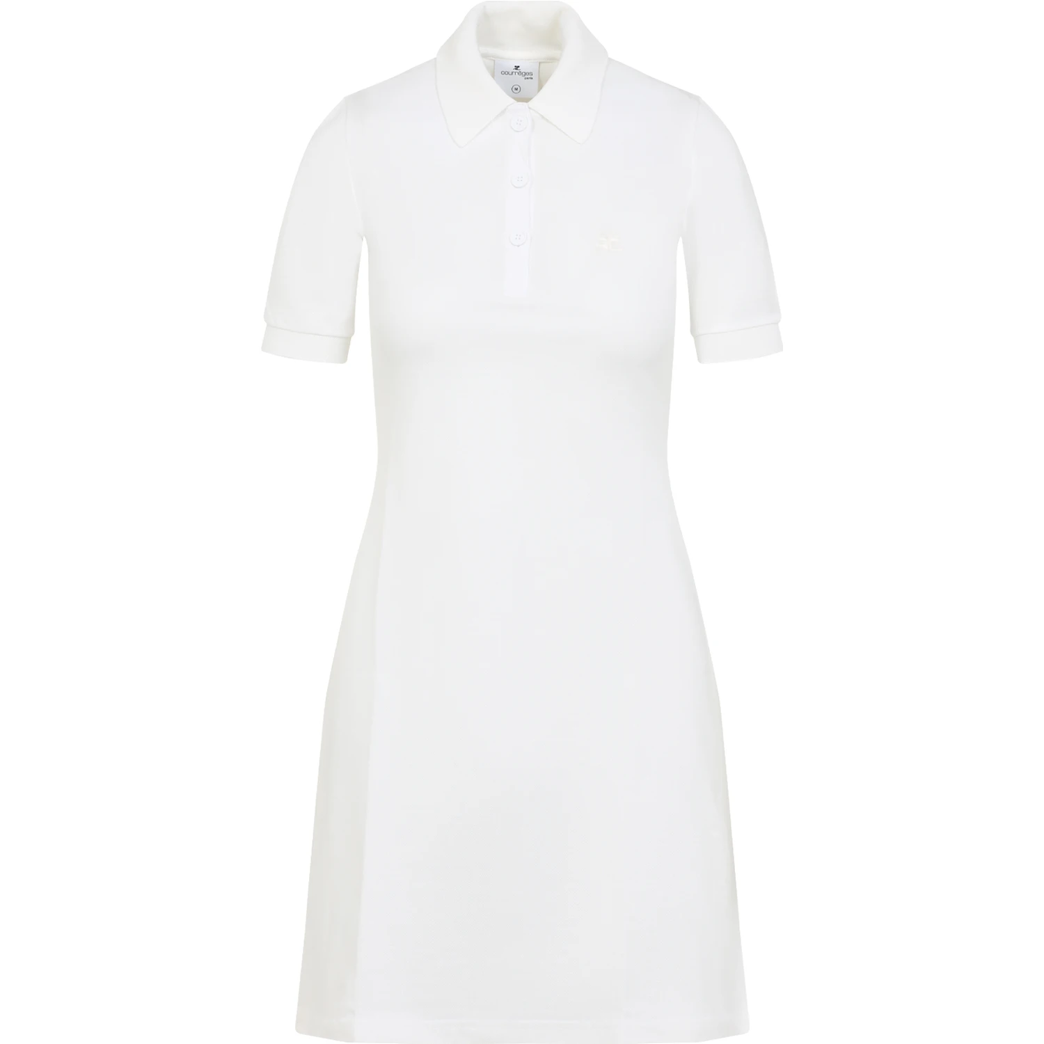 Courreges Piqué Polo Dress