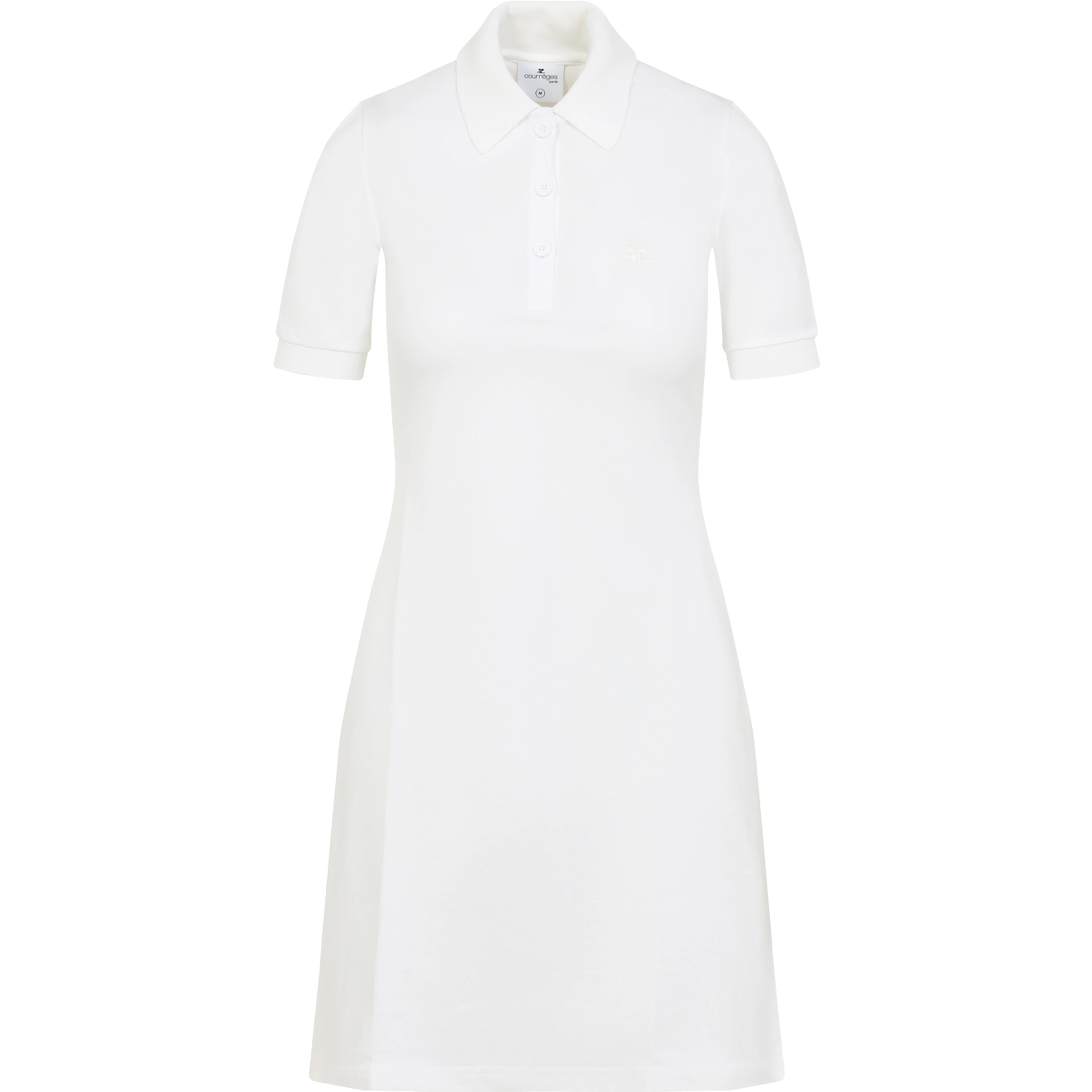 Courreges Piqué Polo Dress