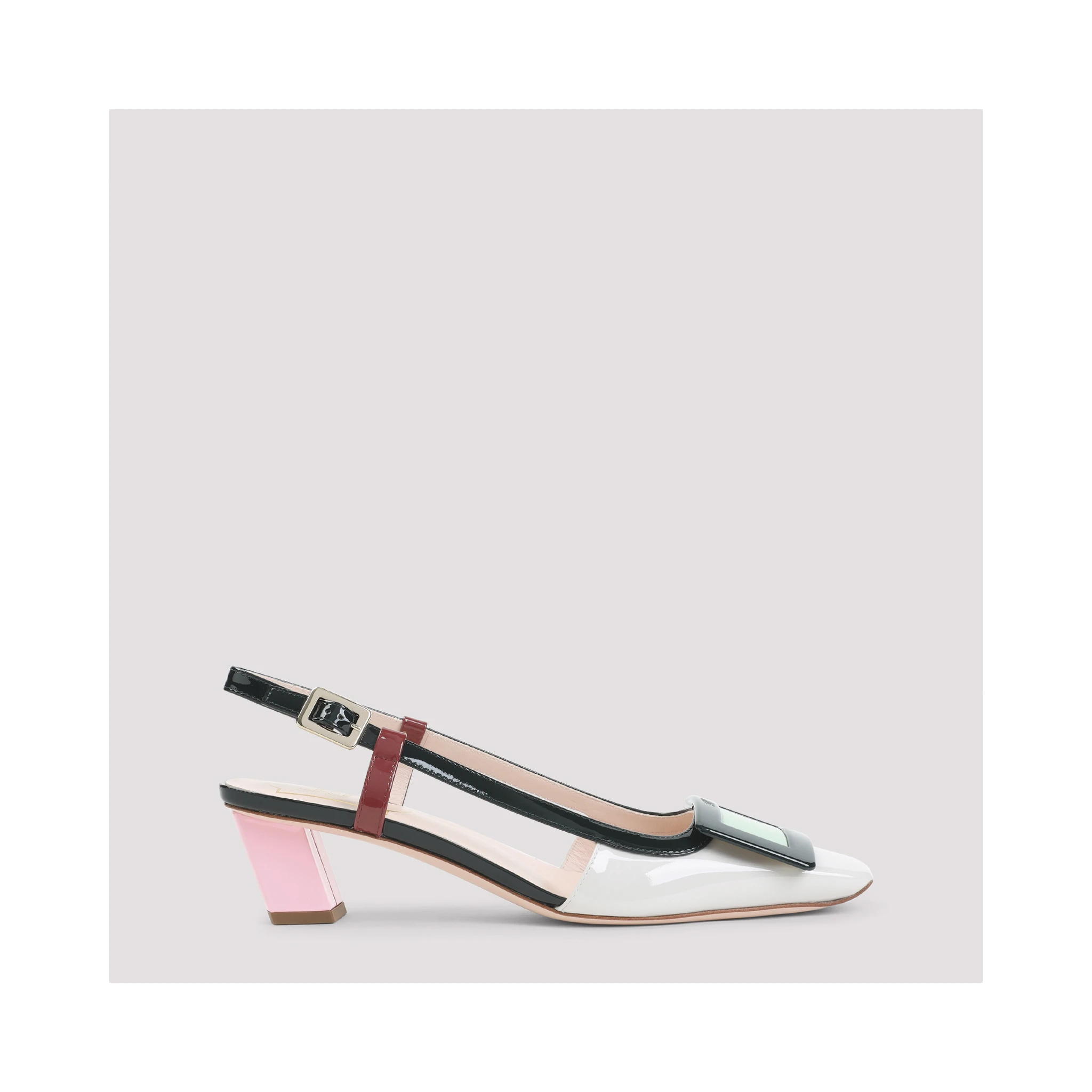 Roger Vivier BV Lacquered Buckle 45 Pumps