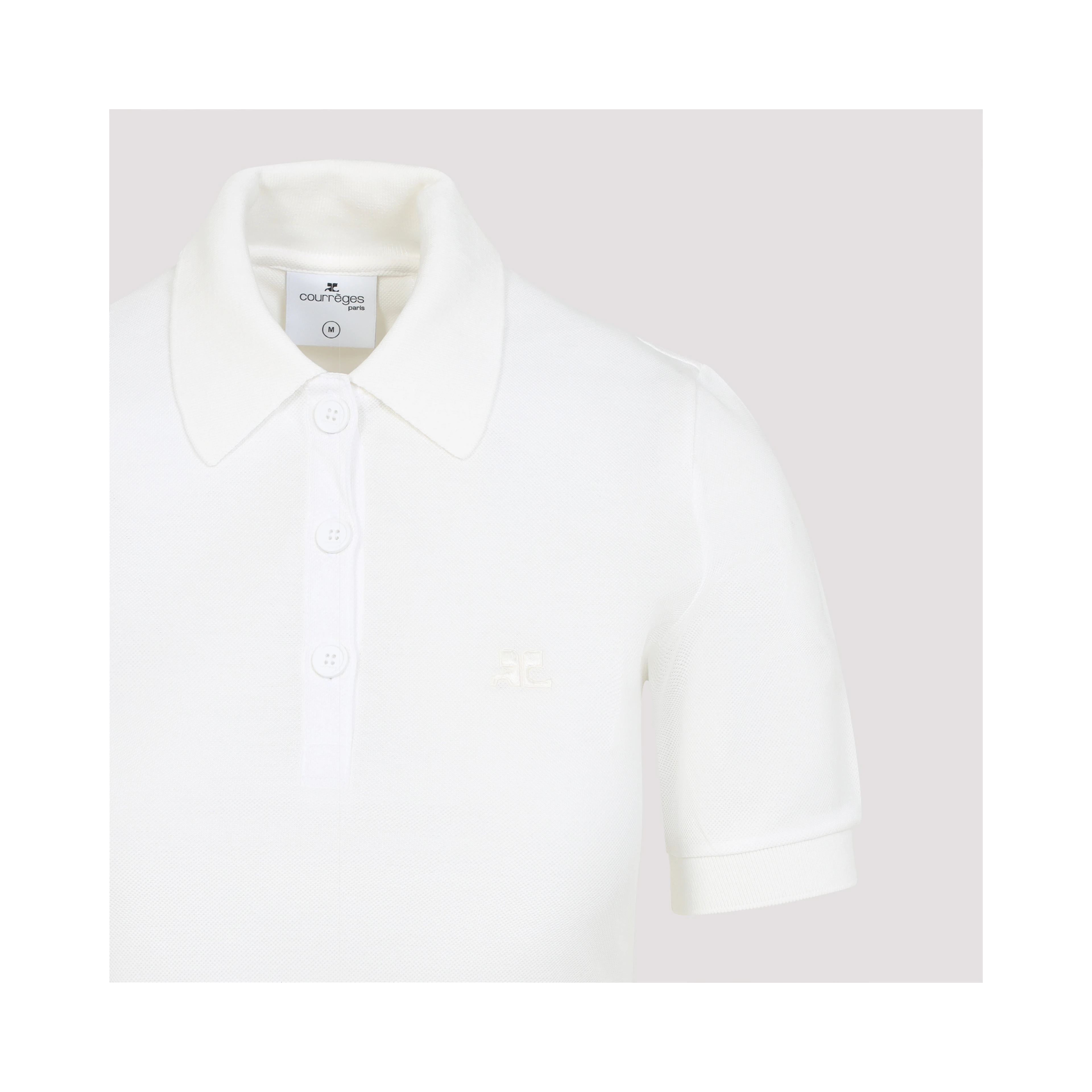 Courreges Piqué Polo Dress