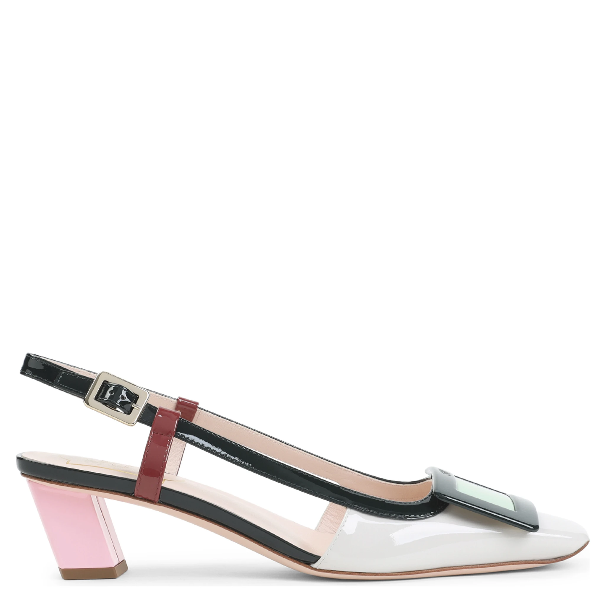 Roger Vivier BV Lacquered Buckle 45 Pumps