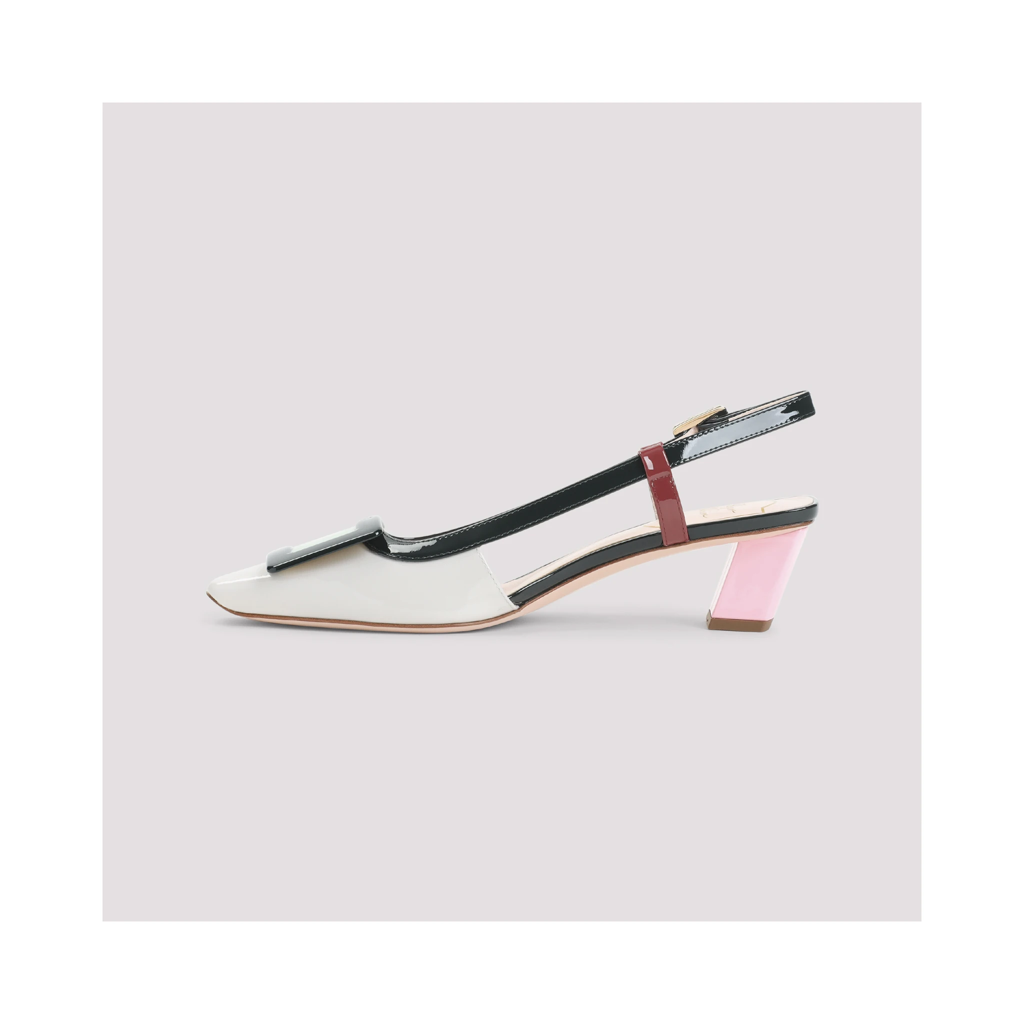 Roger Vivier BV Lacquered Buckle 45 Pumps