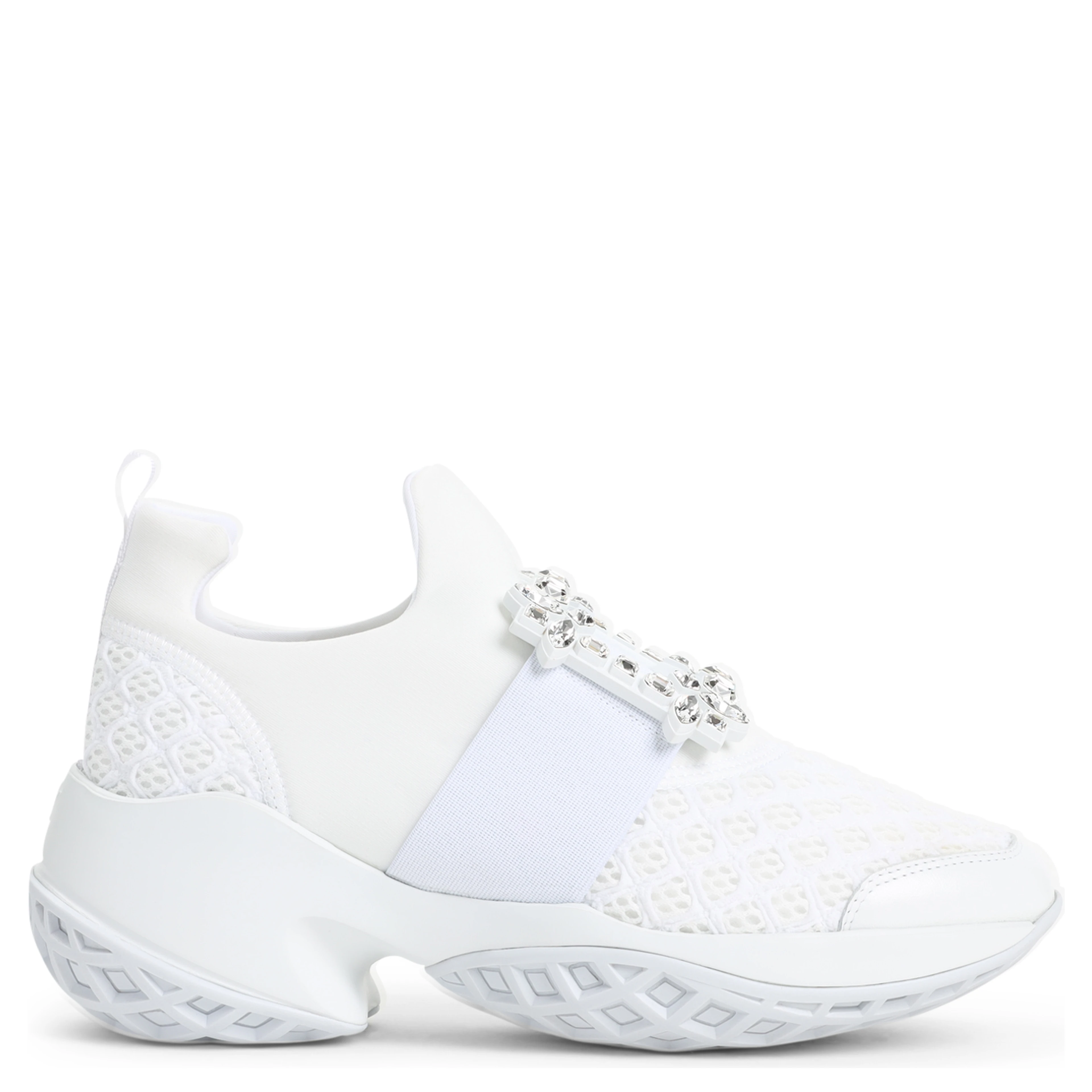 Roger Vivier Run Strass Buckle Sneakers