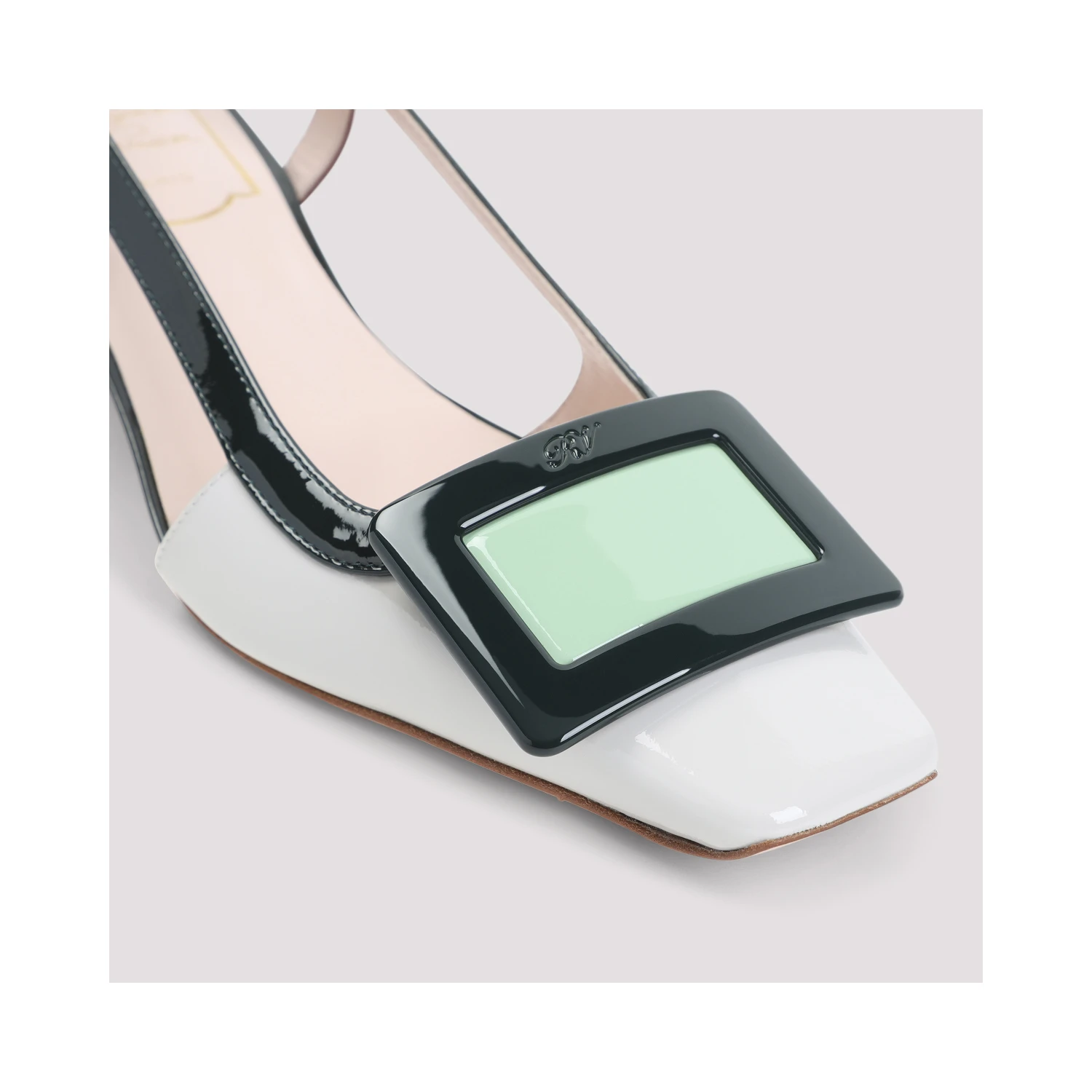 Roger Vivier BV Lacquered Buckle 45 Pumps