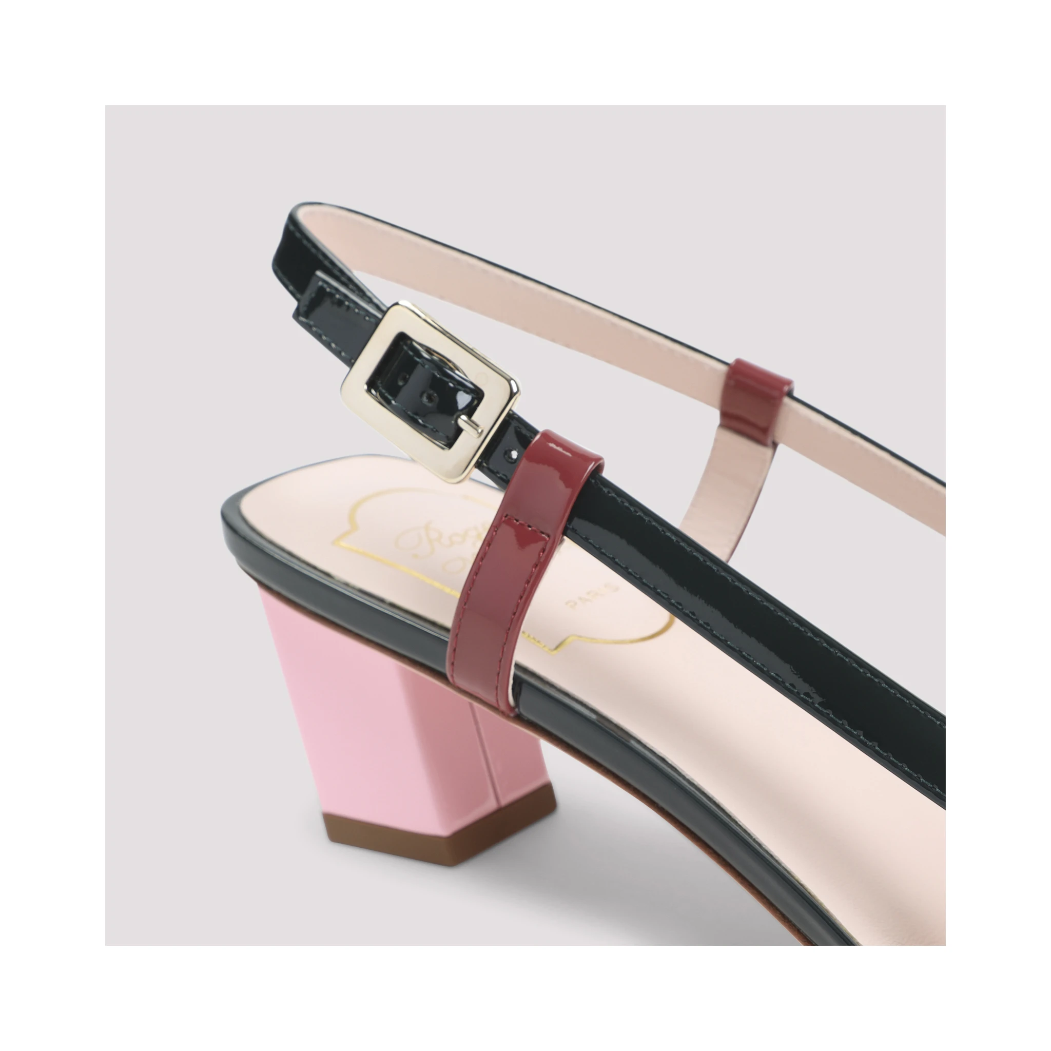 Roger Vivier BV Lacquered Buckle 45 Pumps