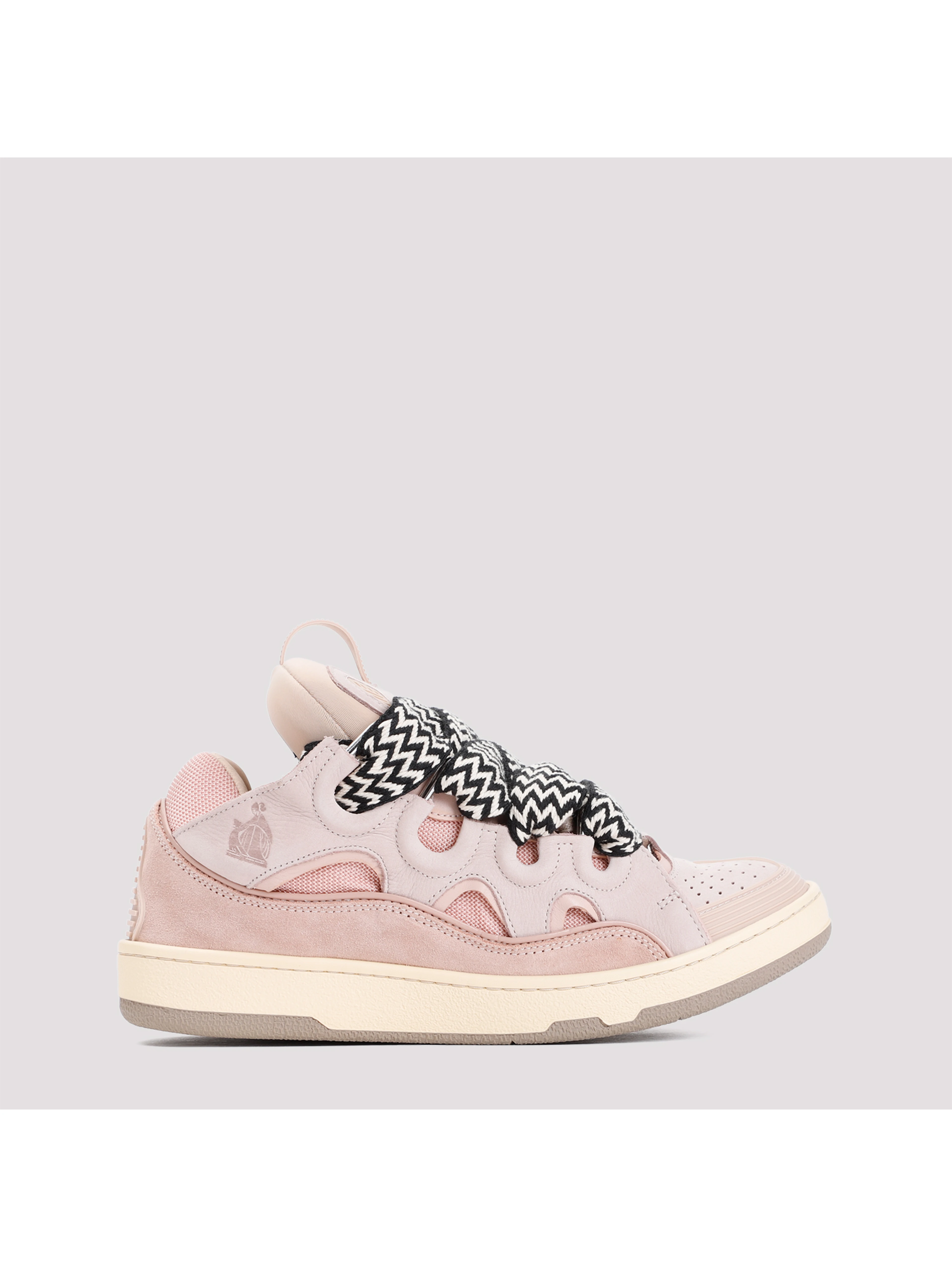 Lanvin Leather Curb Sneakers