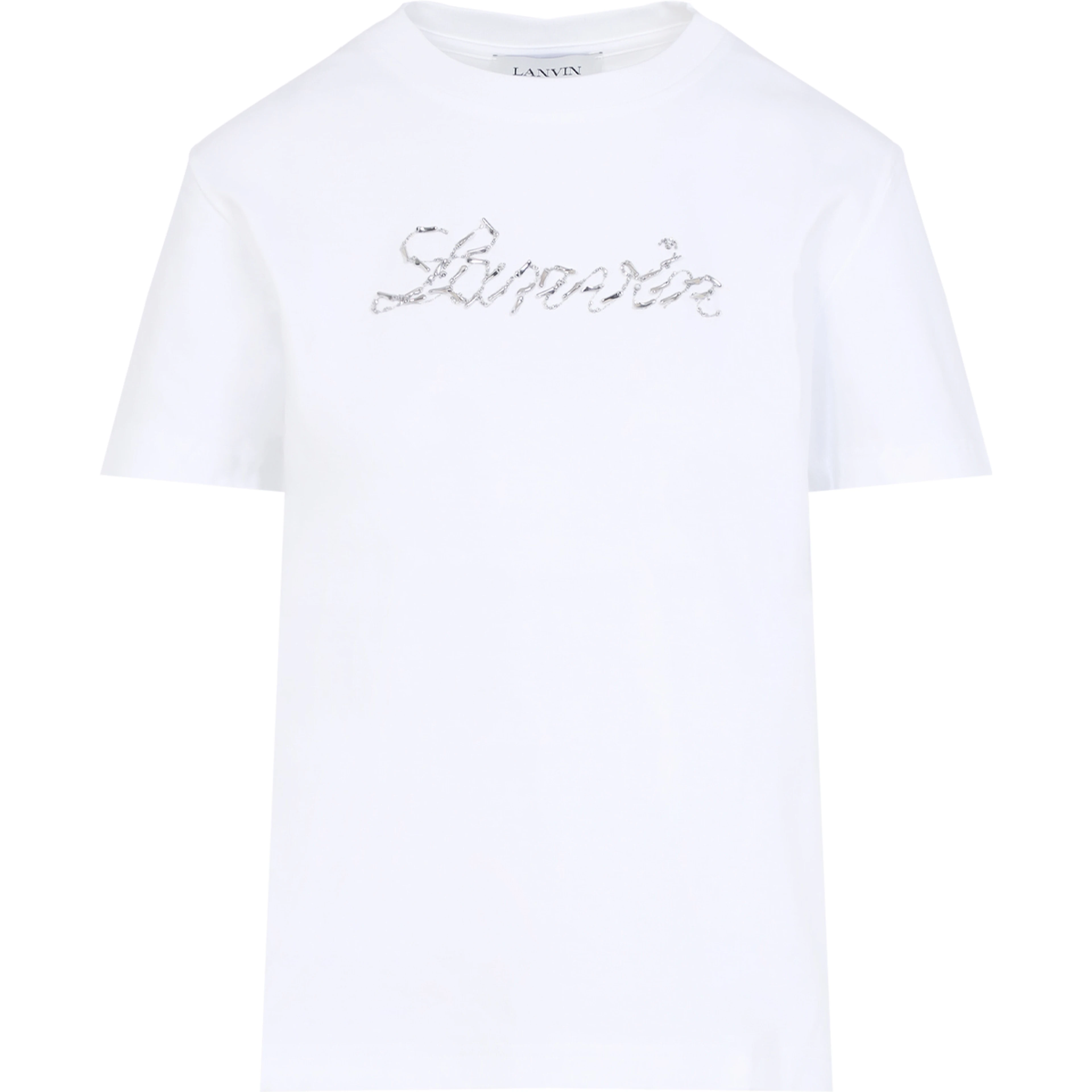 Lanvin Embroidered Script Logo T-shirt