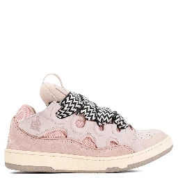 Lanvin Leather Curb Sneakers