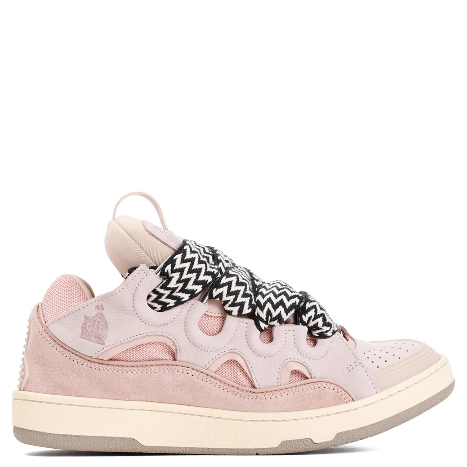 Lanvin Leather Curb Sneakers