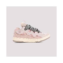 Lanvin Leather Curb Sneakers