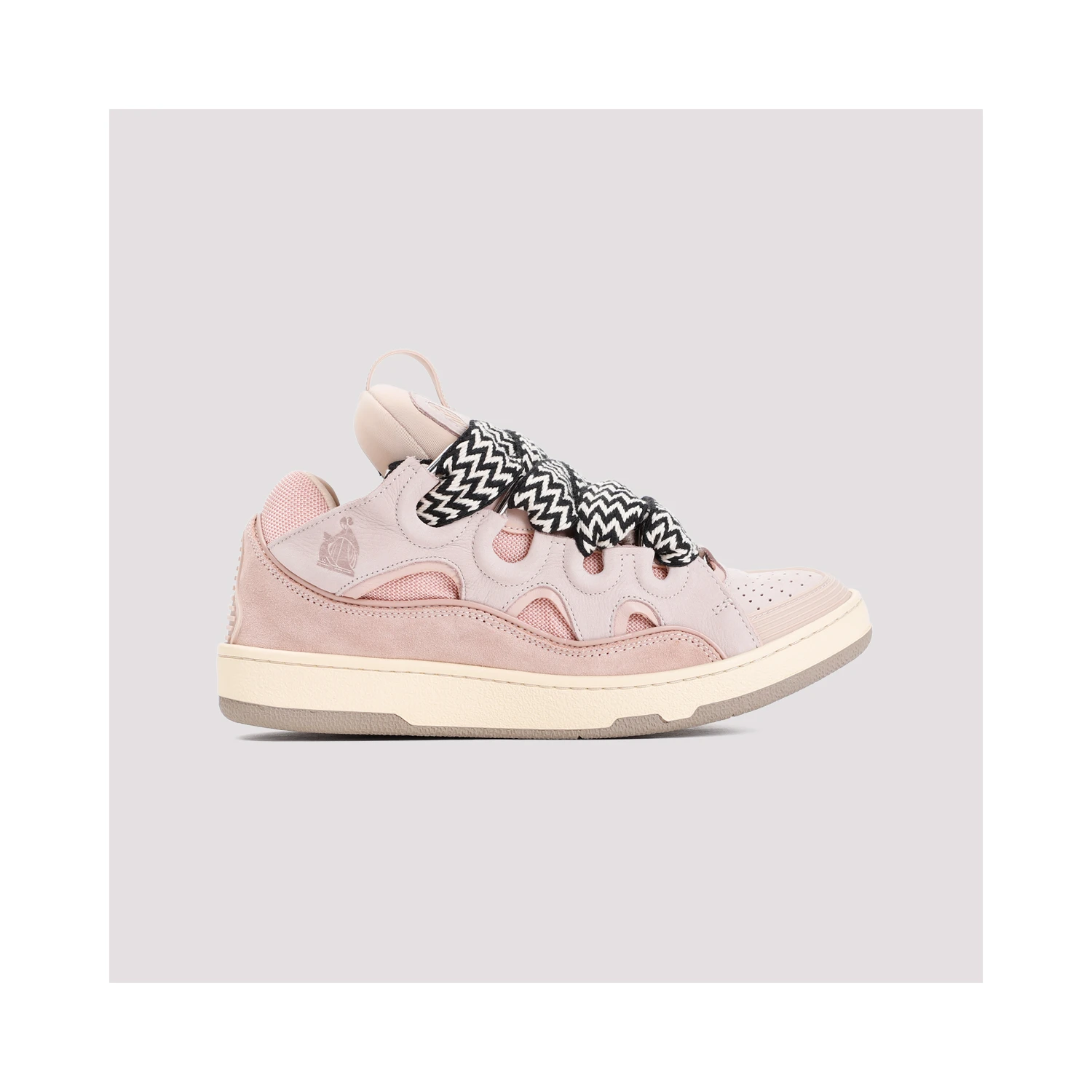 Lanvin Leather Curb Sneakers