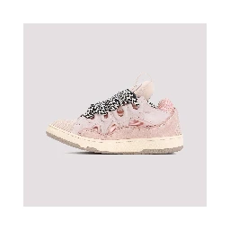 Lanvin Leather Curb Sneakers