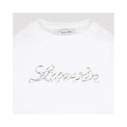Lanvin Embroidered Script Logo T-shirt
