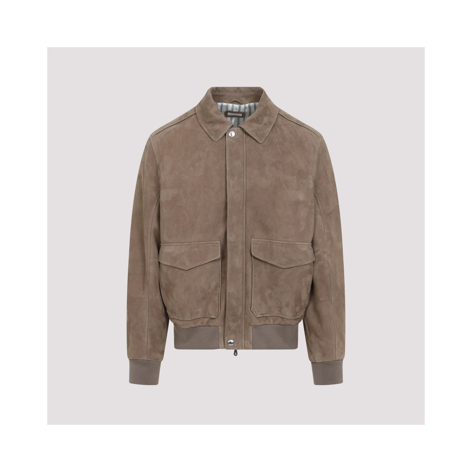 Brunello Cucinelli Leather Bomber Jacket