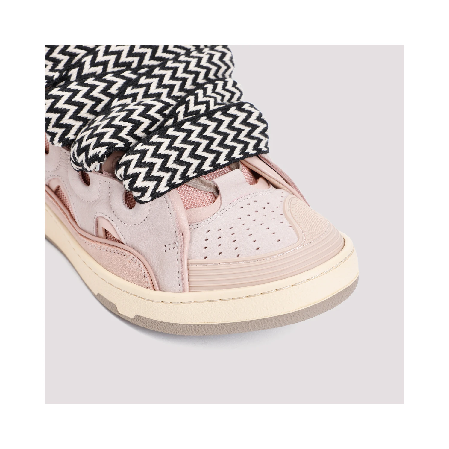Lanvin Leather Curb Sneakers