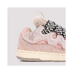 Lanvin Leather Curb Sneakers