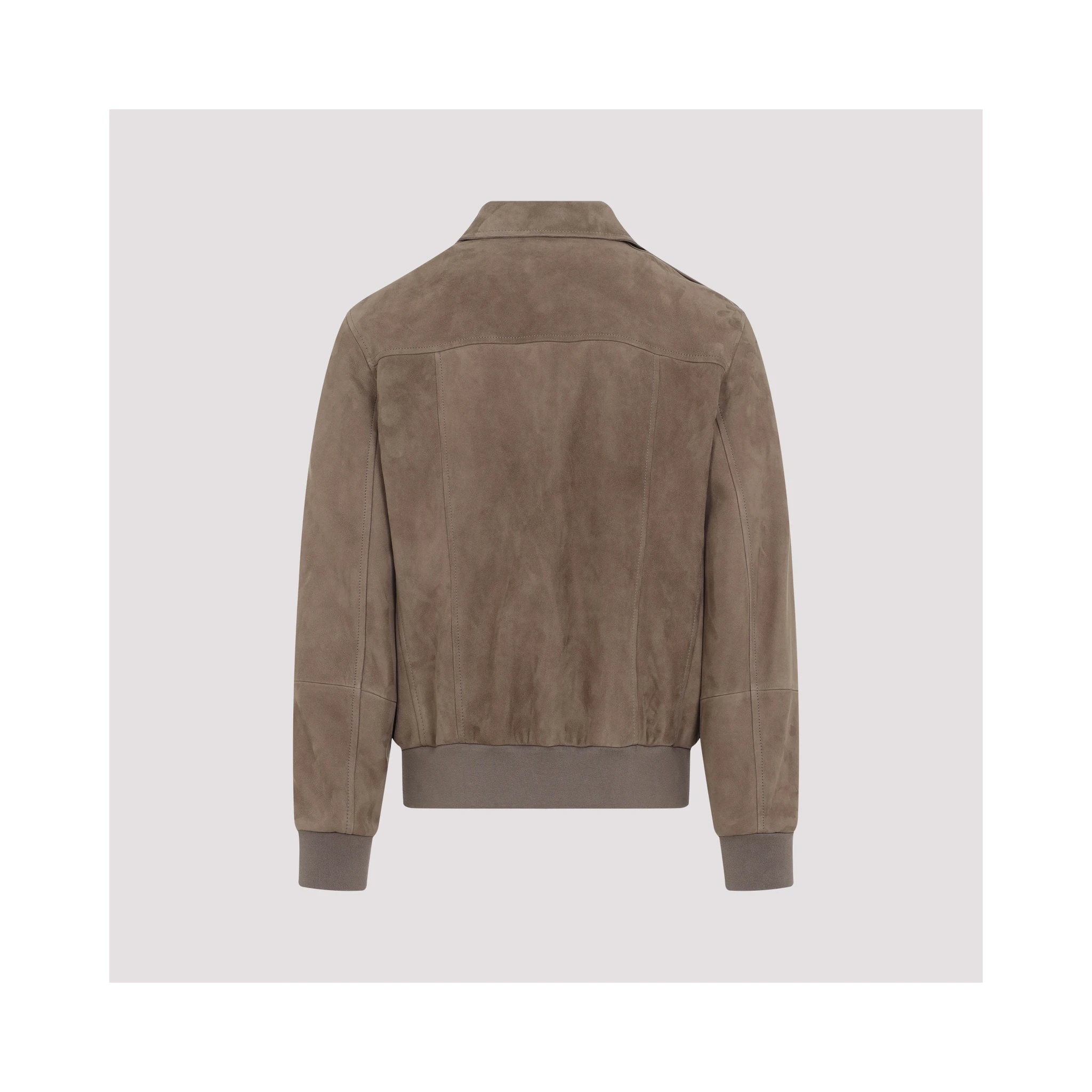 Brunello Cucinelli Leather Bomber Jacket