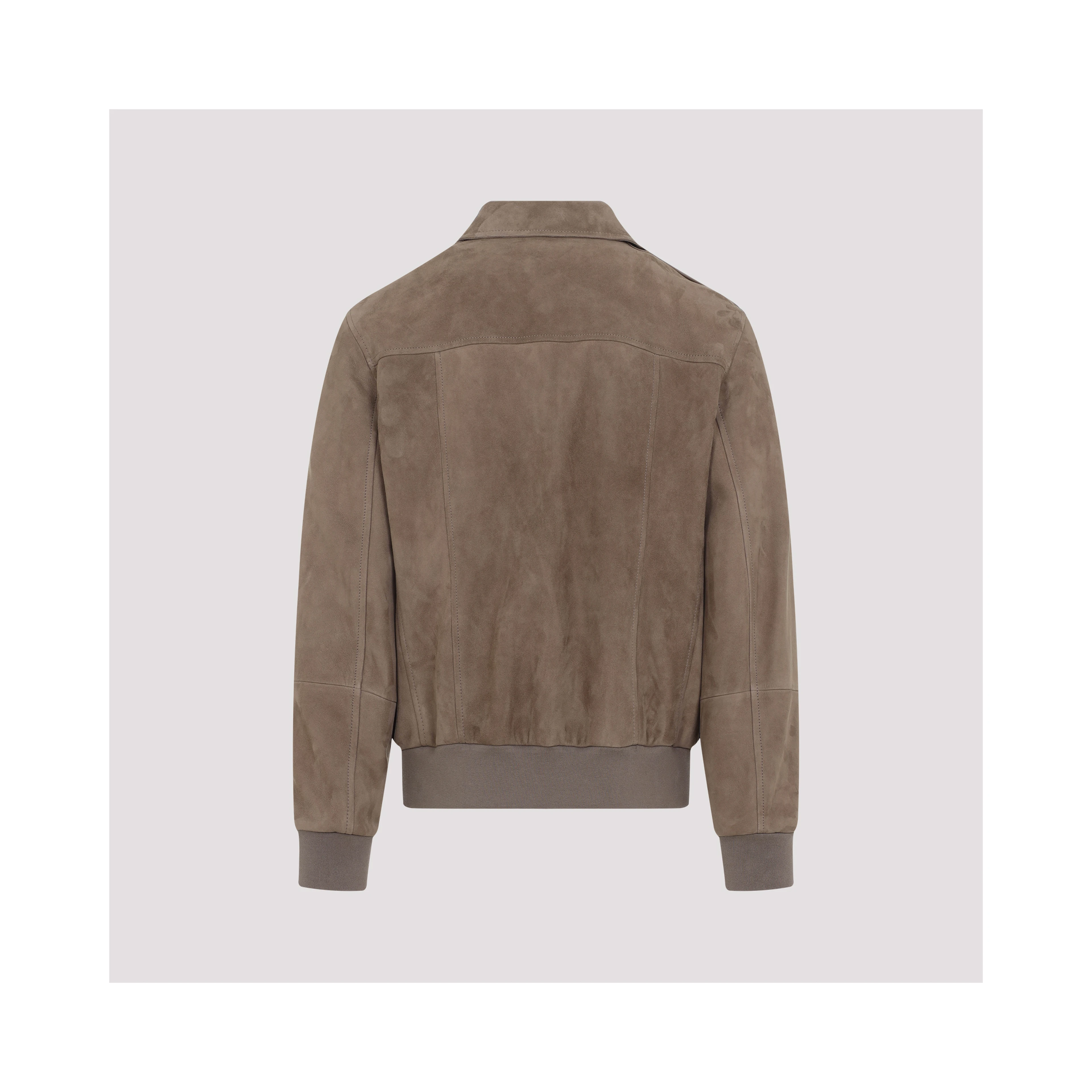 Brunello Cucinelli Leather Bomber Jacket