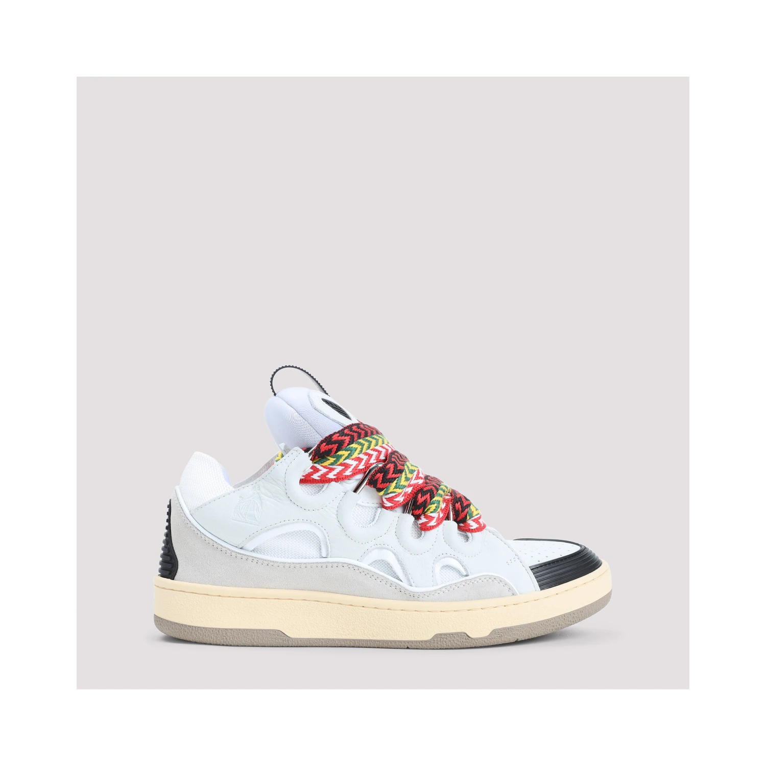 Lanvin Leather Curb Sneakers