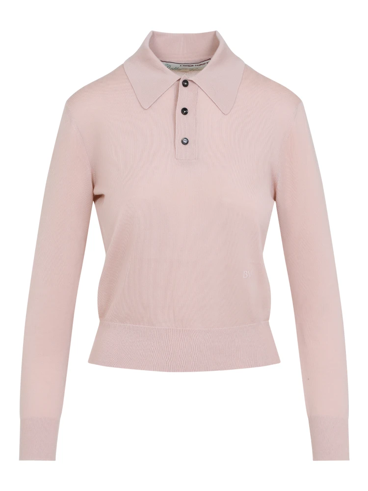 Bottega Veneta Long Sleeve Polo Top alternative