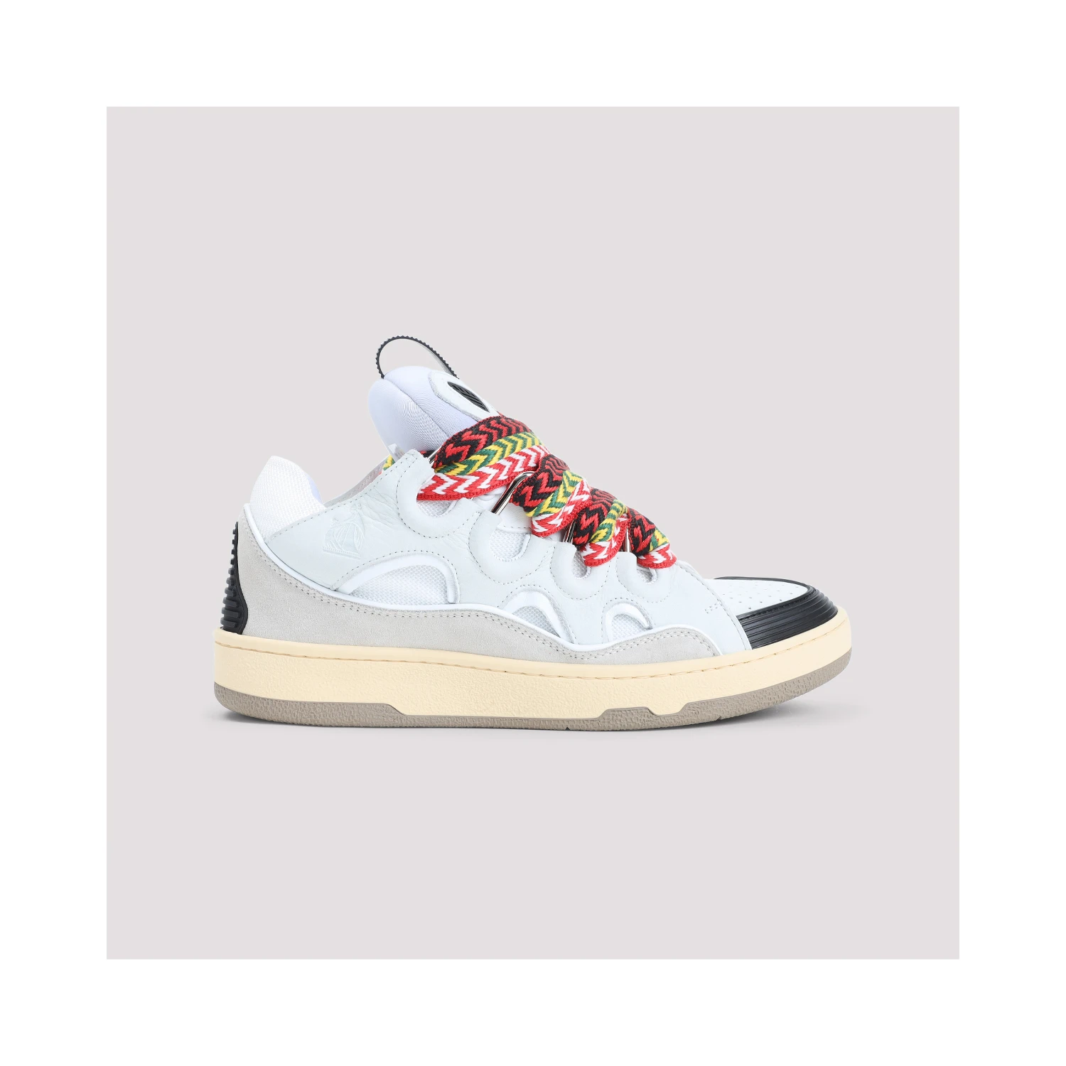 Lanvin Leather Curb Sneakers