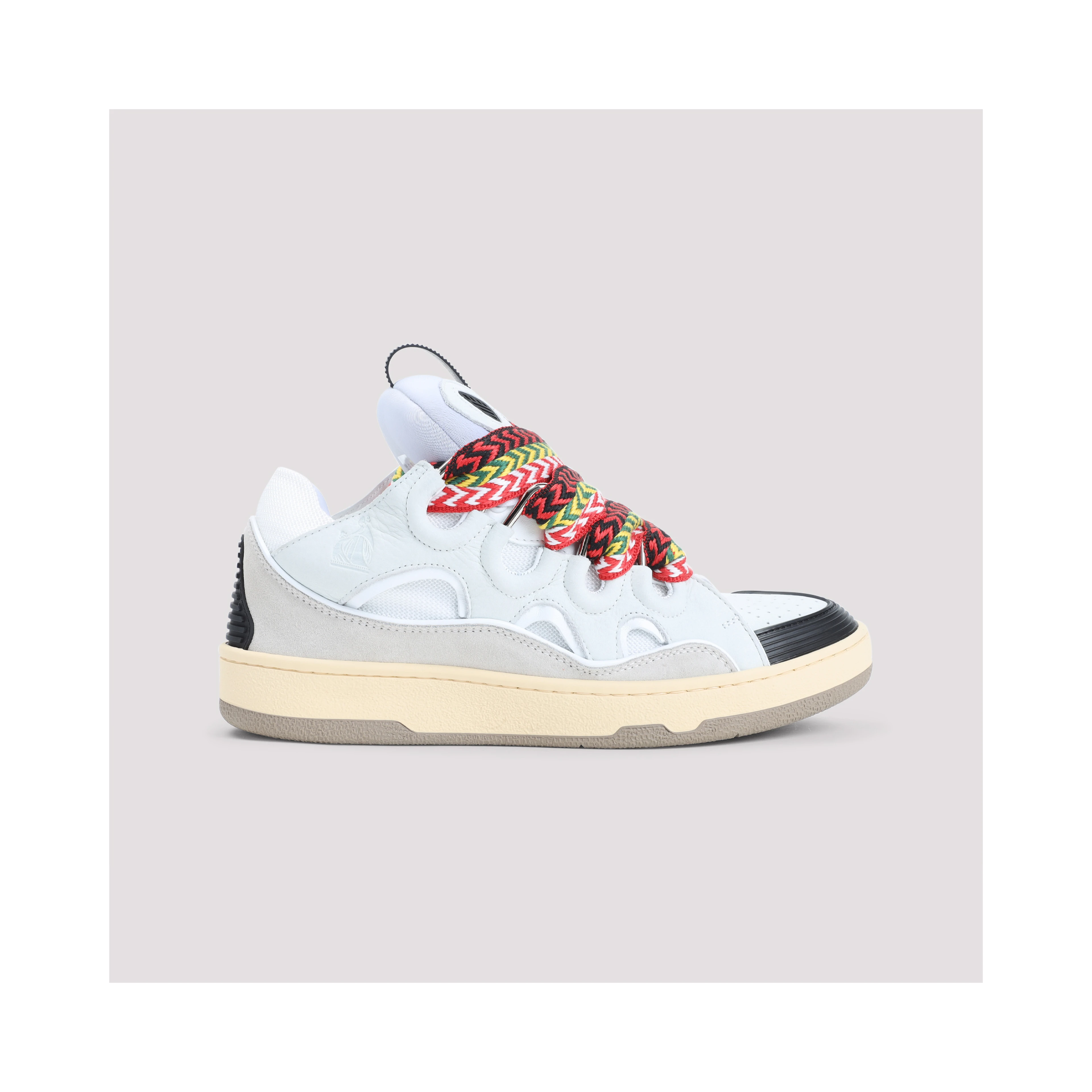 Lanvin Leather Curb Sneakers