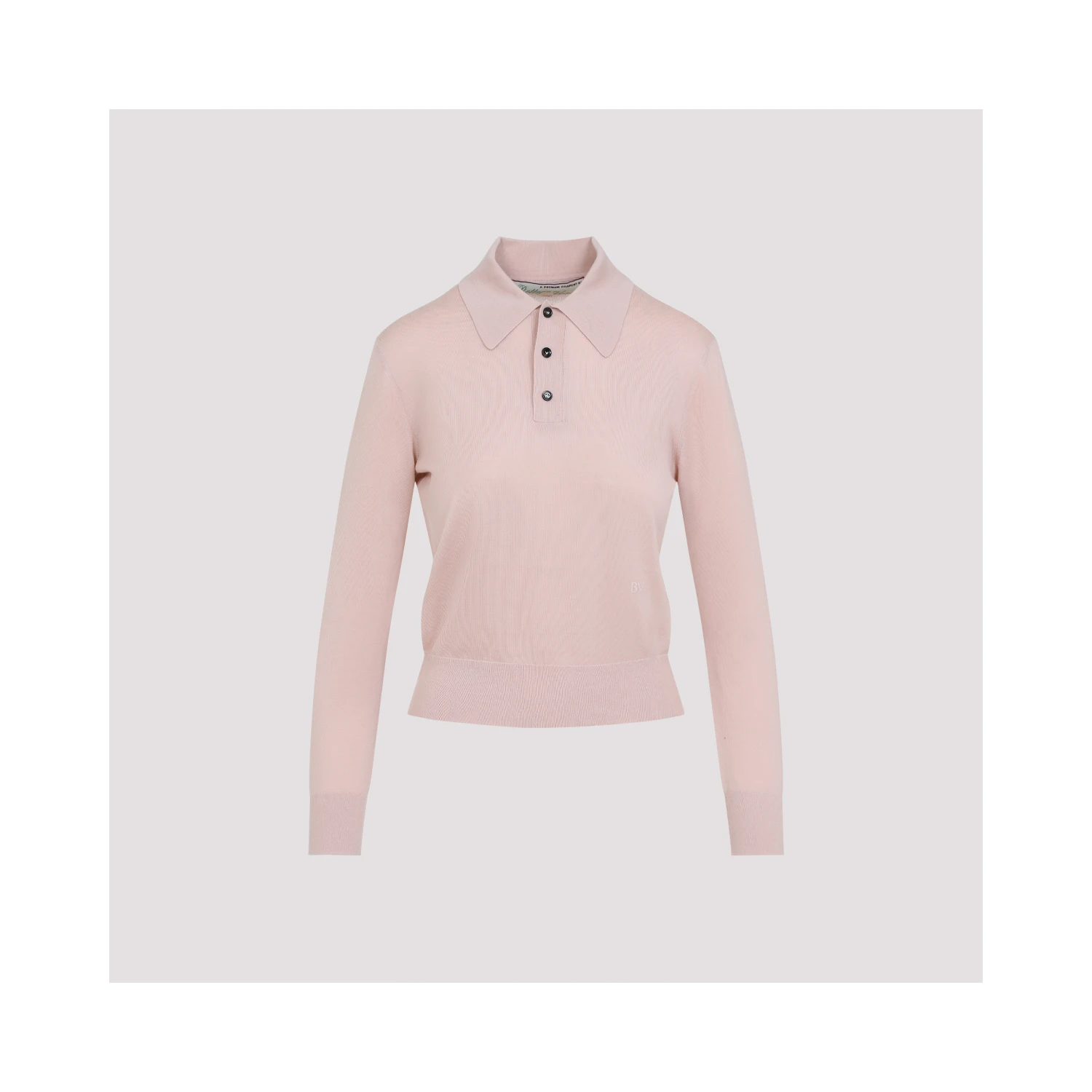 Bottega Veneta Long Sleeve Polo Top