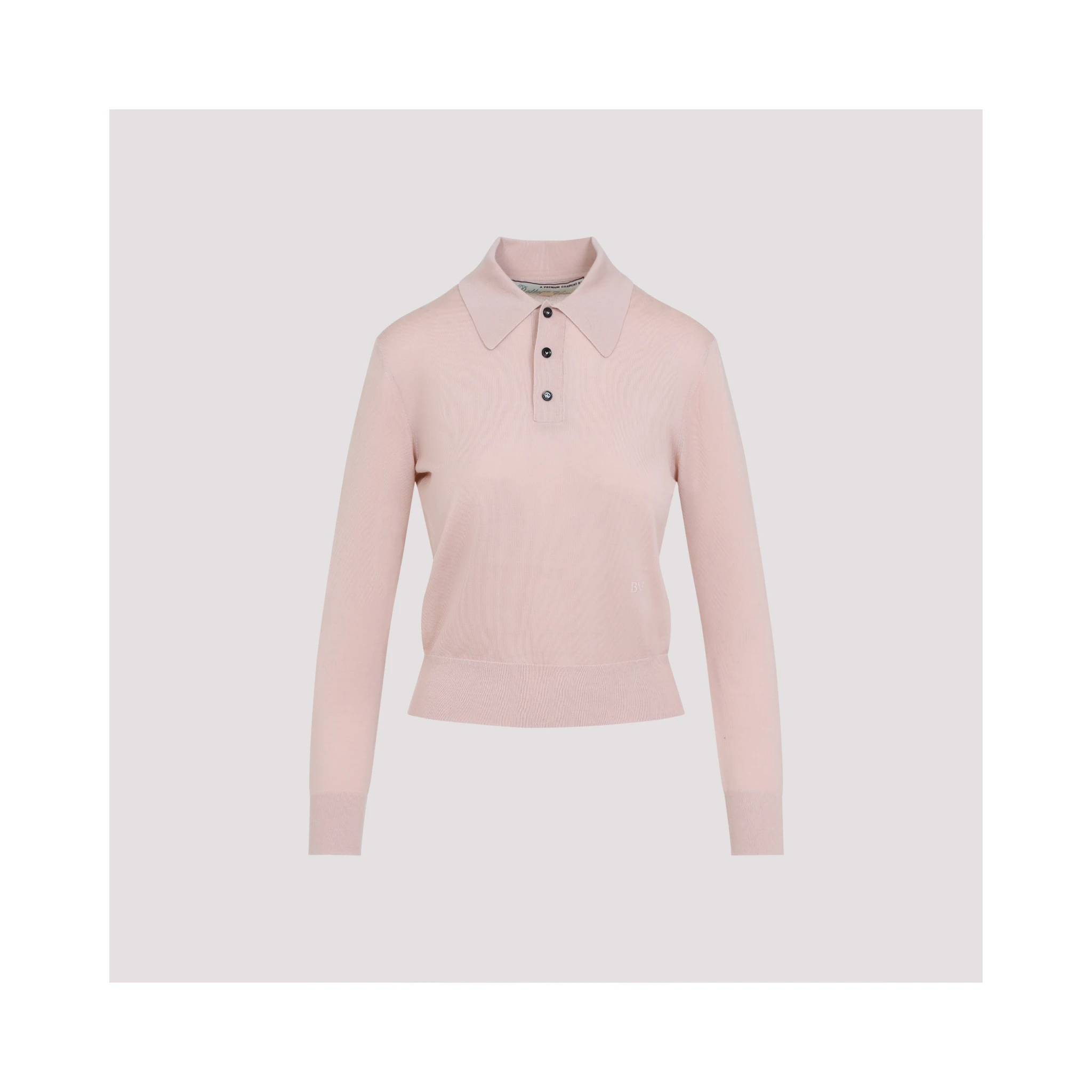 Bottega Veneta Long Sleeve Polo Top