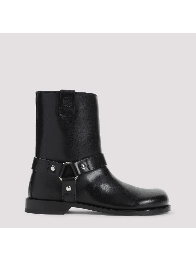 Loewe Campo Biker Shearling Boots