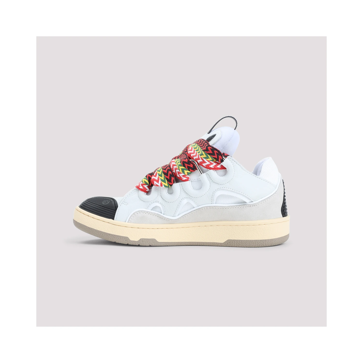 Lanvin Leather Curb Sneakers