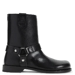 Loewe Campo Biker Shearling Boots