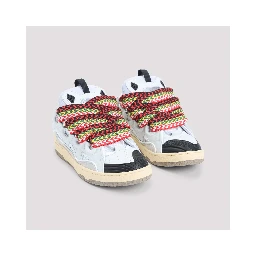 Lanvin Leather Curb Sneakers