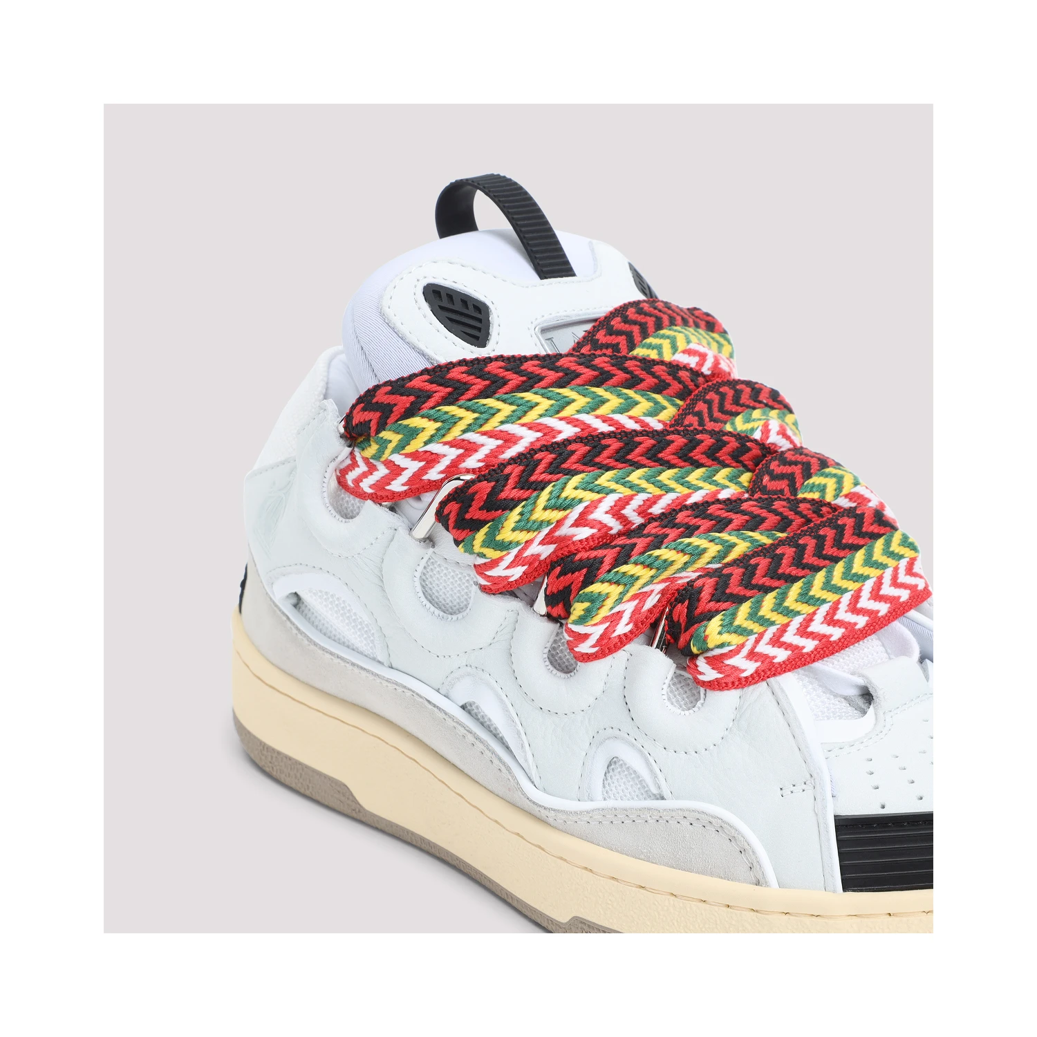 Lanvin Leather Curb Sneakers