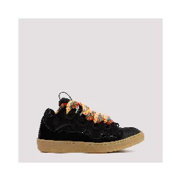 Lanvin Leather Curb Sneakers