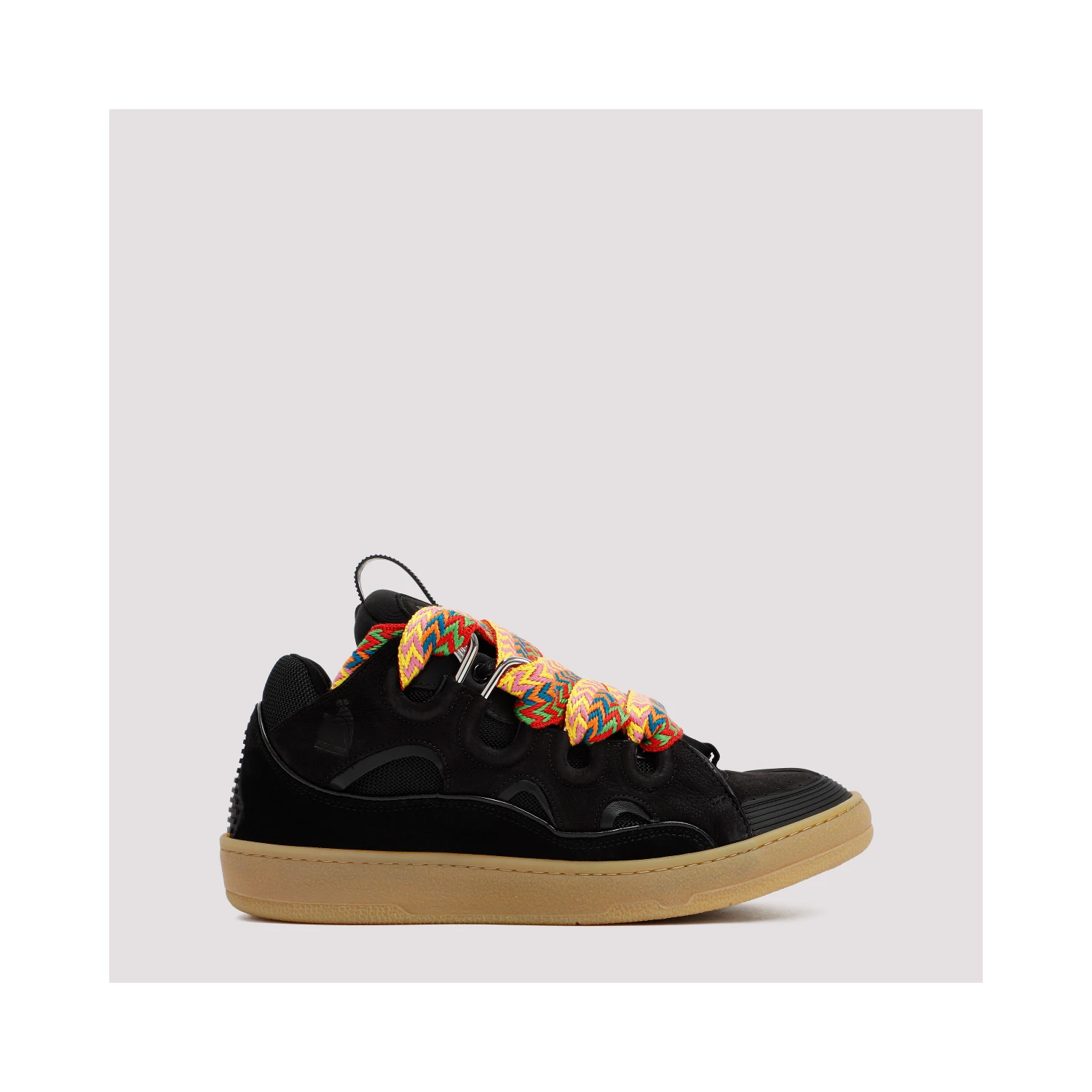 Lanvin Leather Curb Sneakers