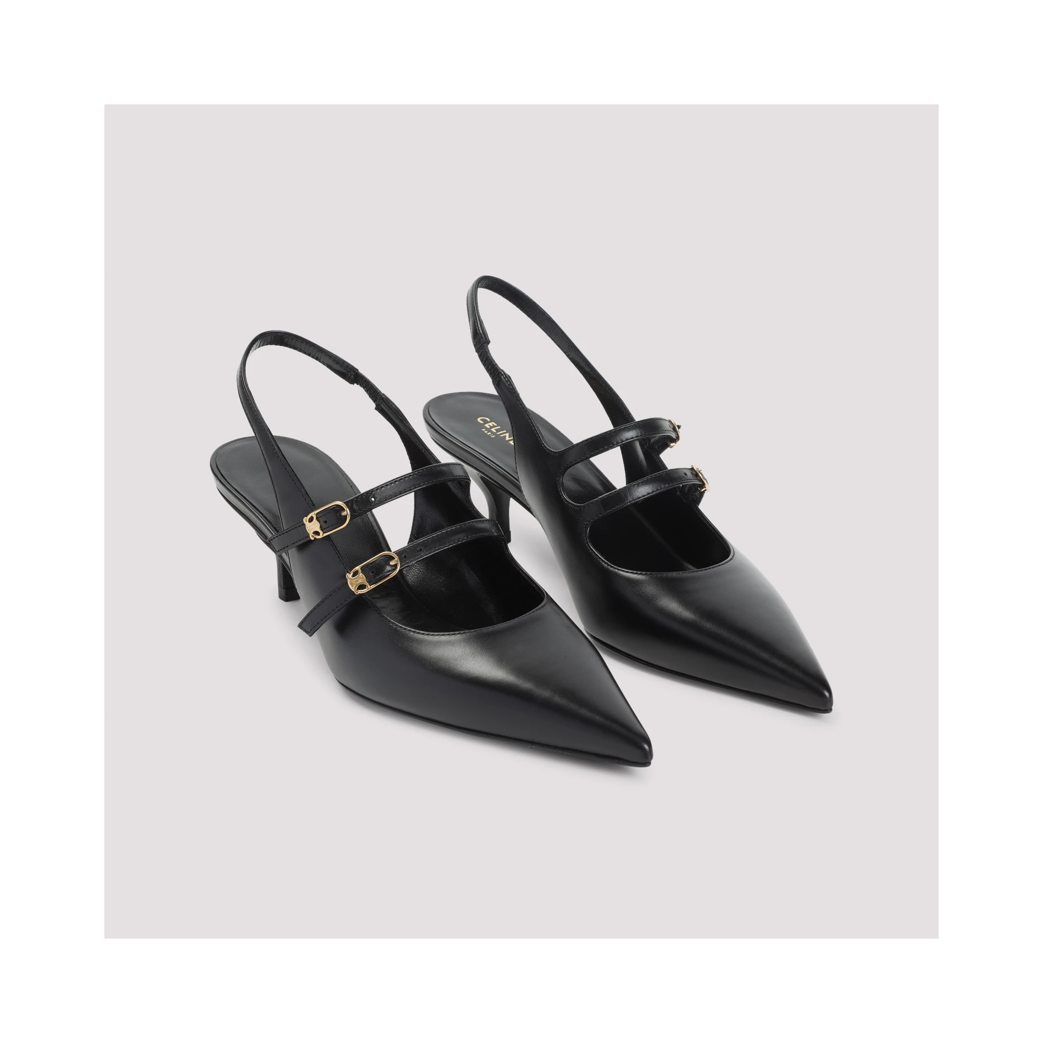 Celine Double Straps Mules