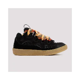Lanvin Leather Curb Sneakers