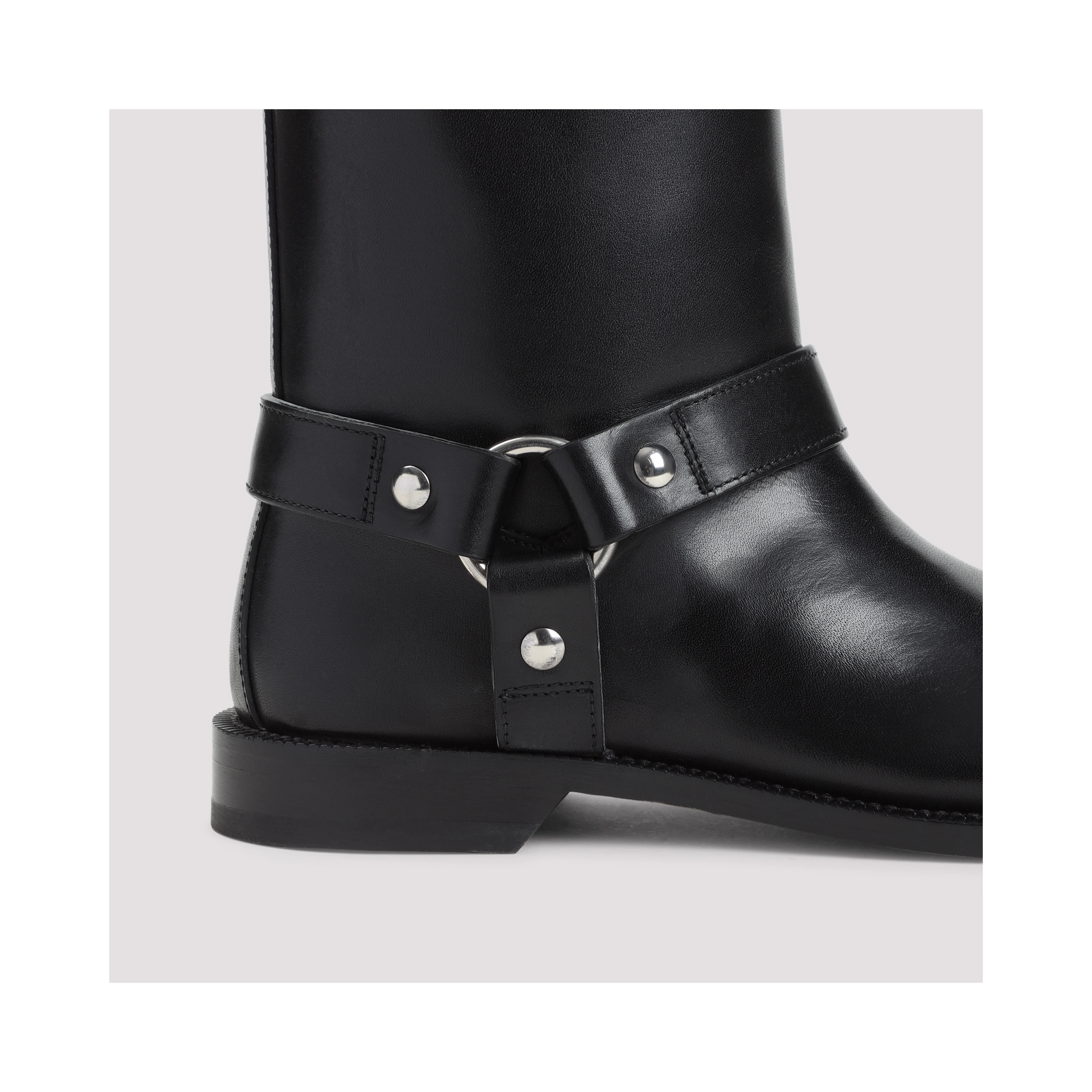 Loewe Campo Biker Shearling Boots