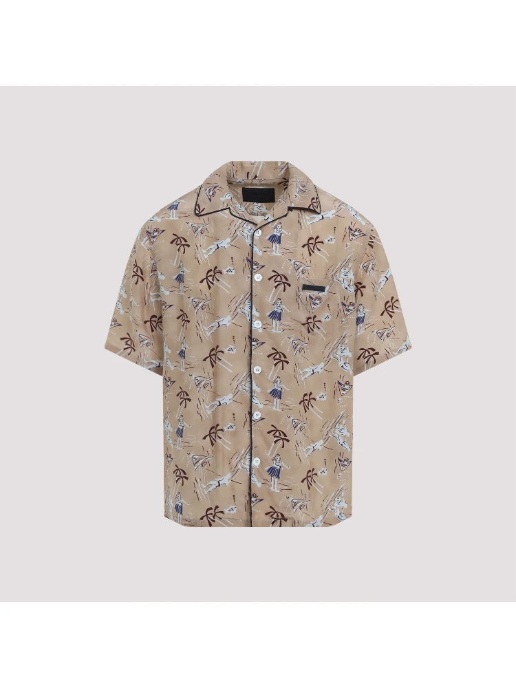Prada Viscose and Silk Shirt